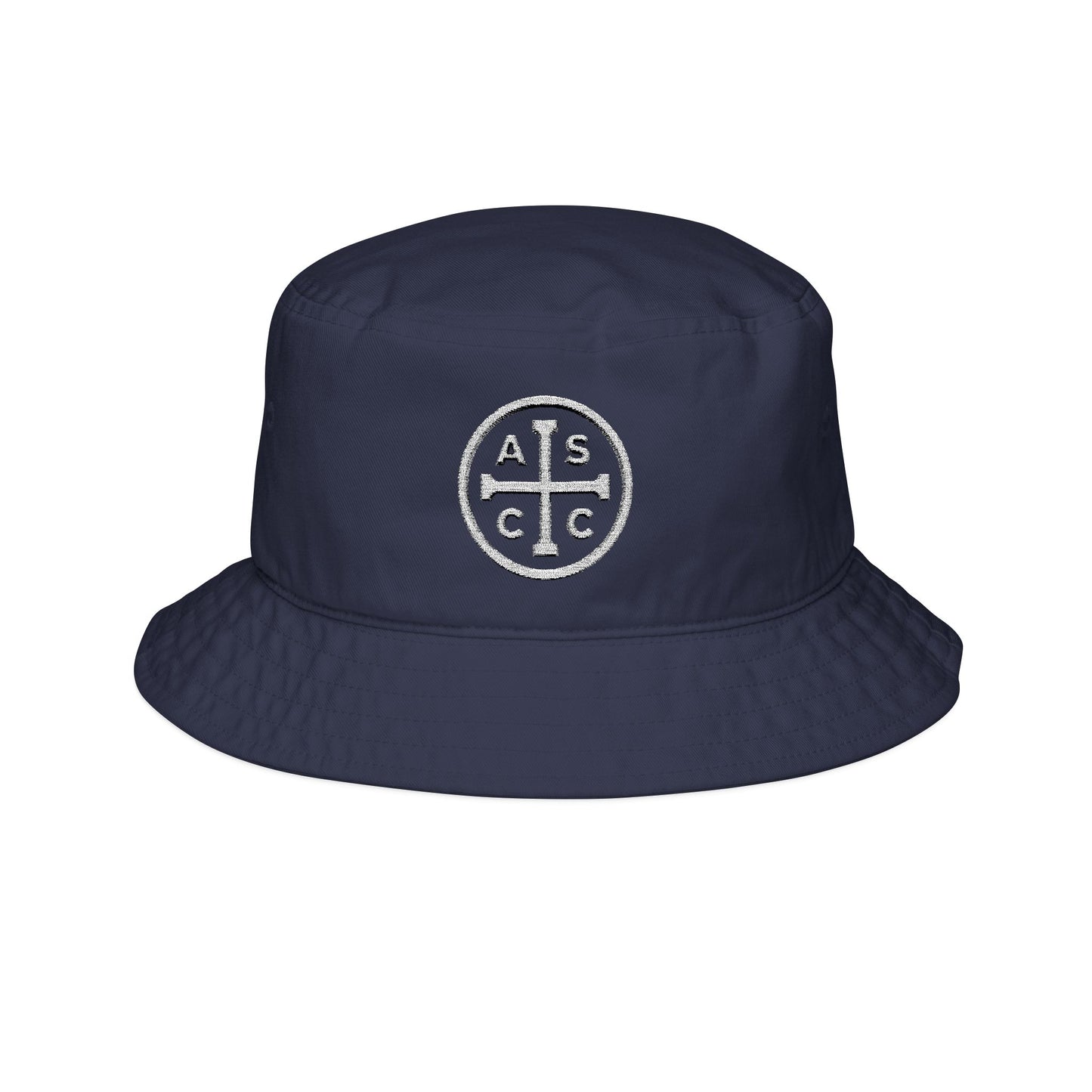 Black or Blue Bucket Hat with White Embroidered ASCC Logo