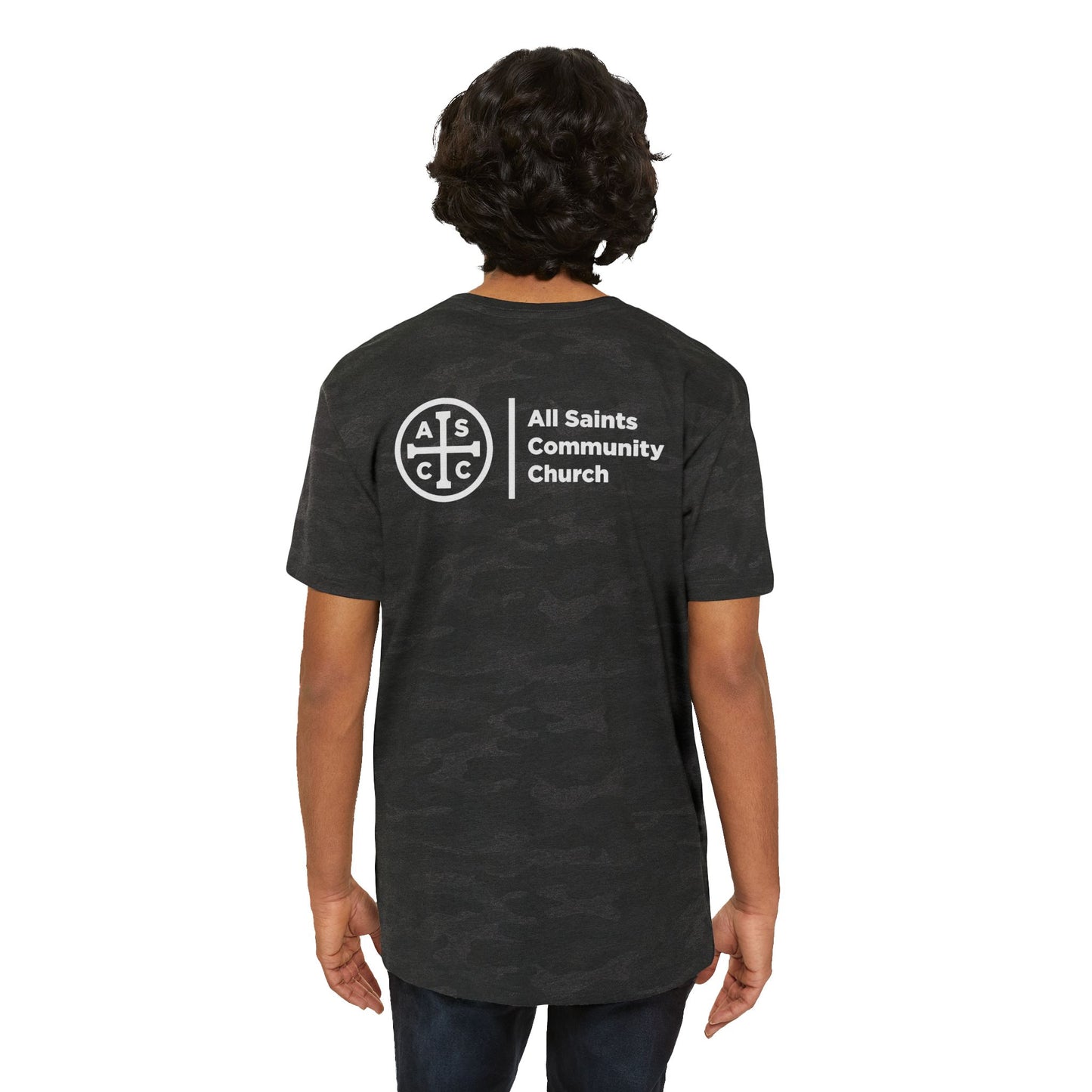 Black Camo Tee with ASCC White Logo