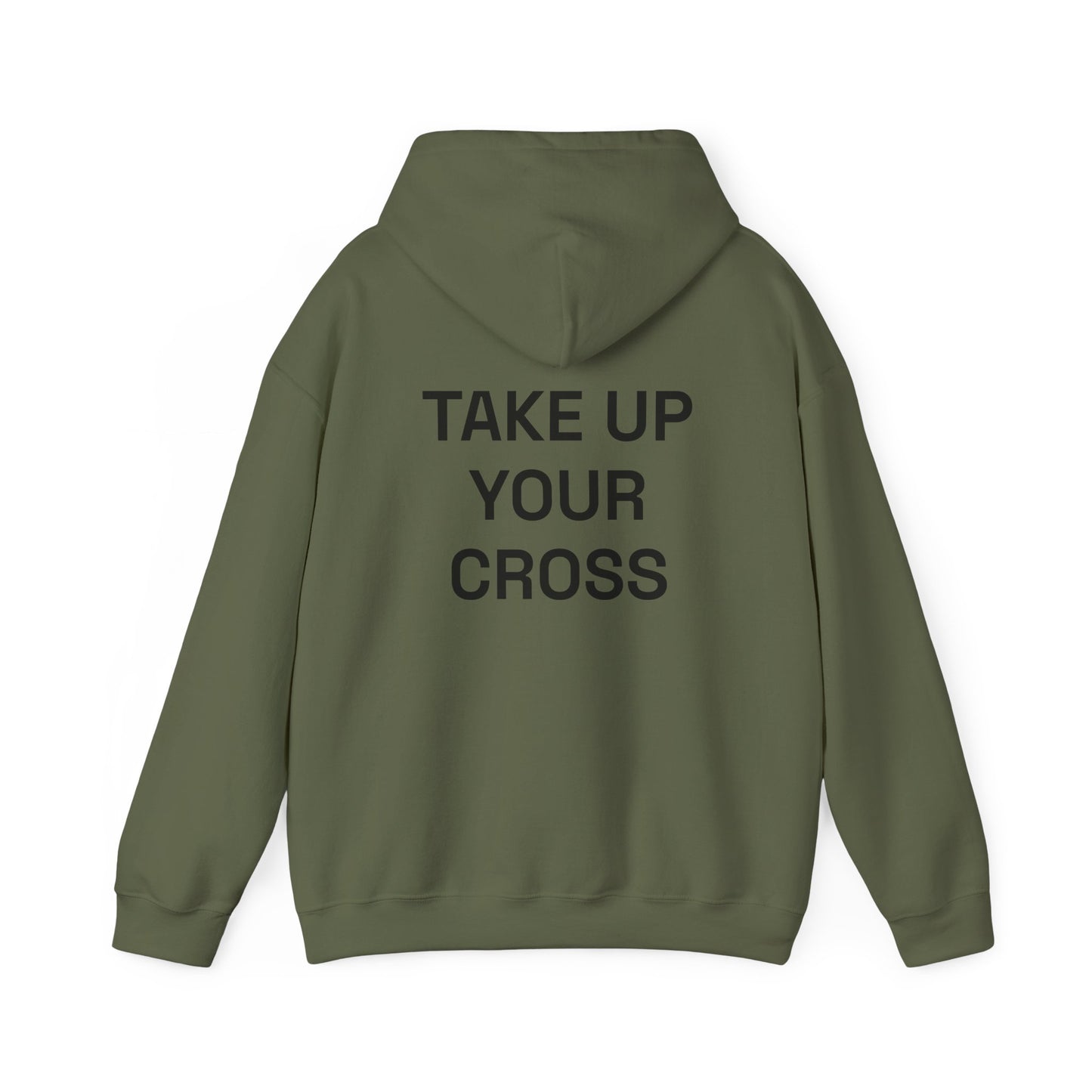 ASCC Black Logo/Take Up Your Cross Hooded Sweatshirt