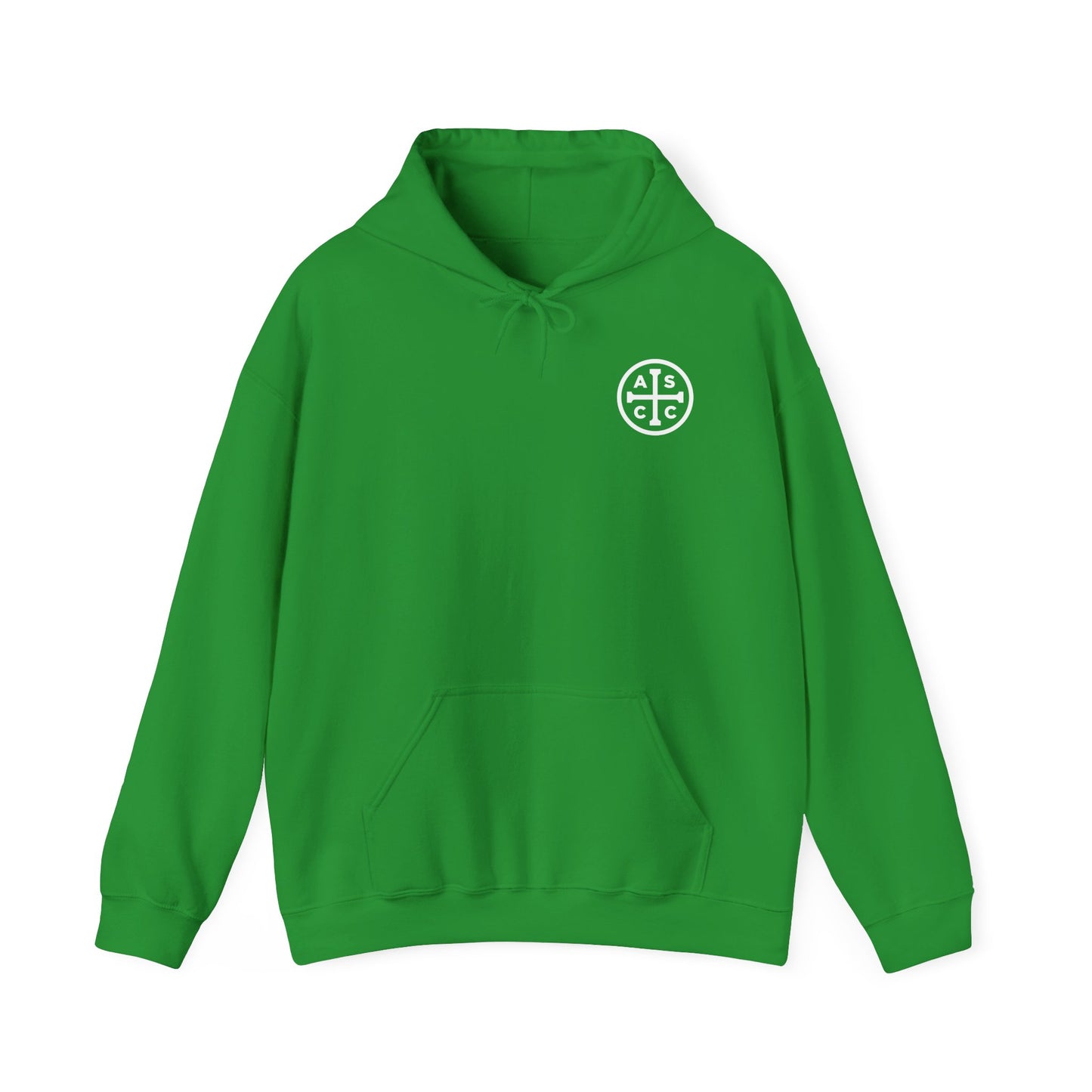 ASCC White Logo/Take Up Your Cross  Hooded Sweatshirt