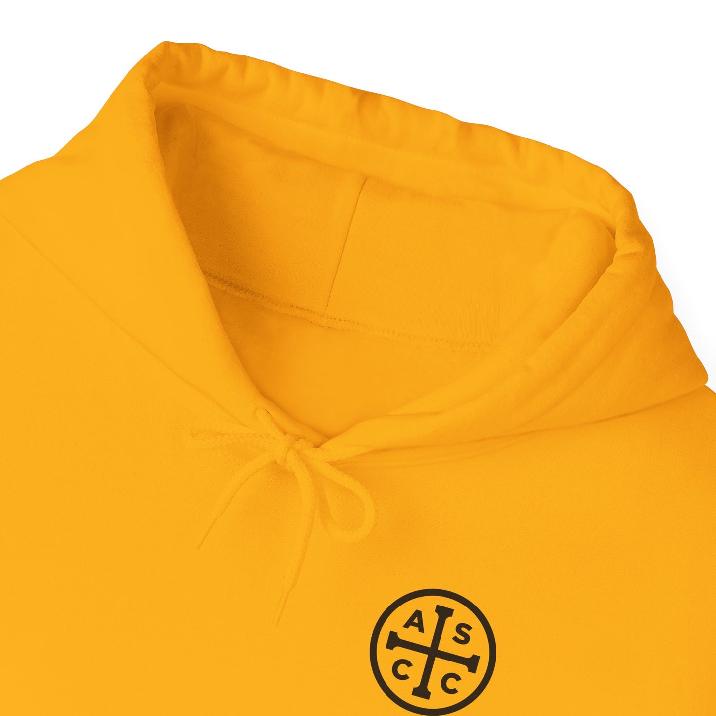 ASCC Black Logo/Take Up Your Cross Hooded Sweatshirt