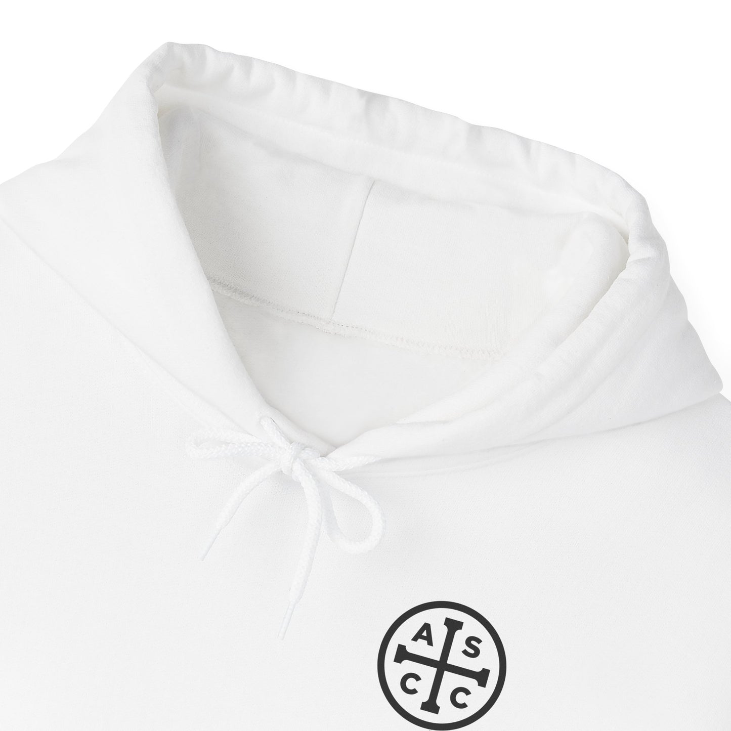 ASCC Black Logo Heavy Blend Hooded Sweatshirt