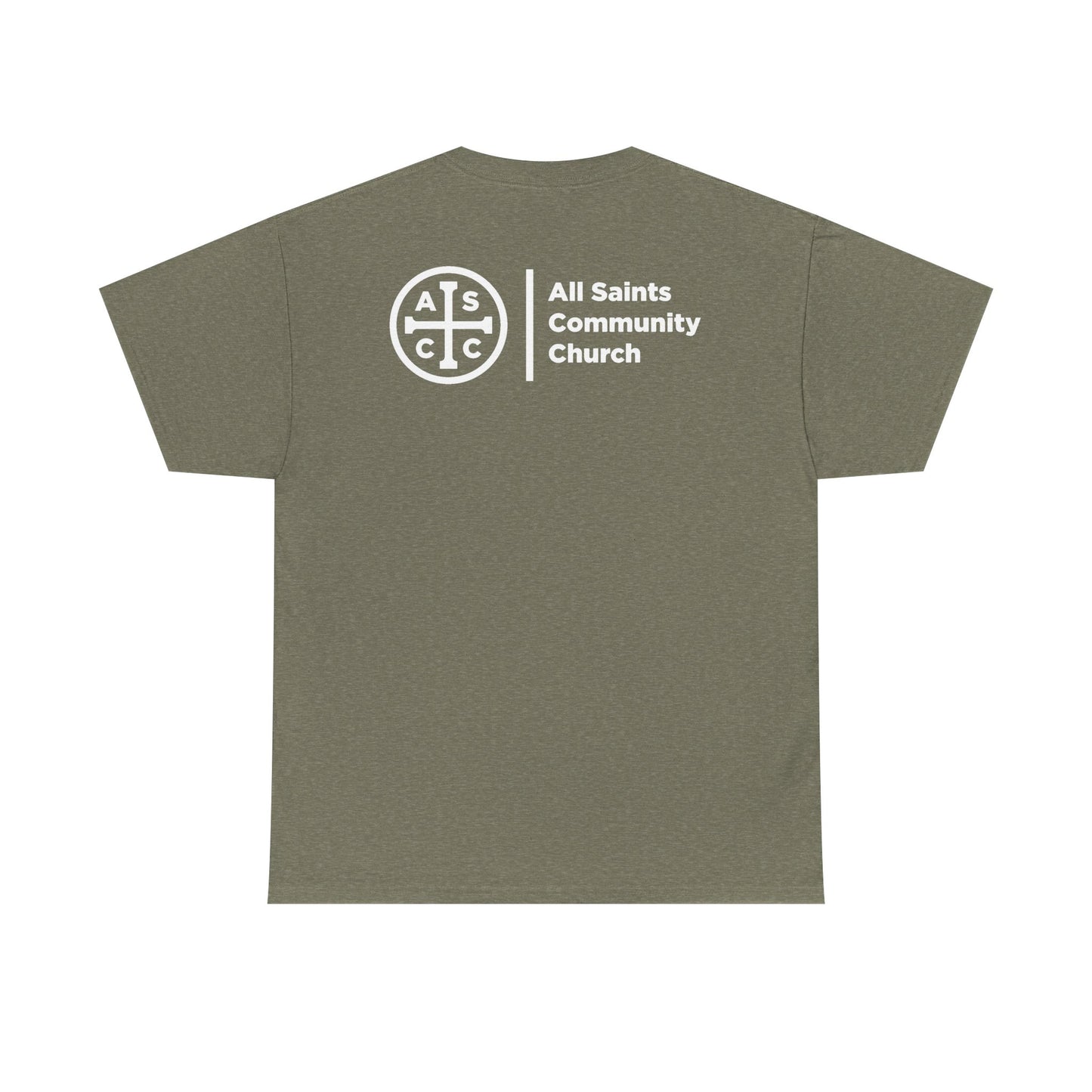 Heavy Cotton Tee with ASCC White Logo