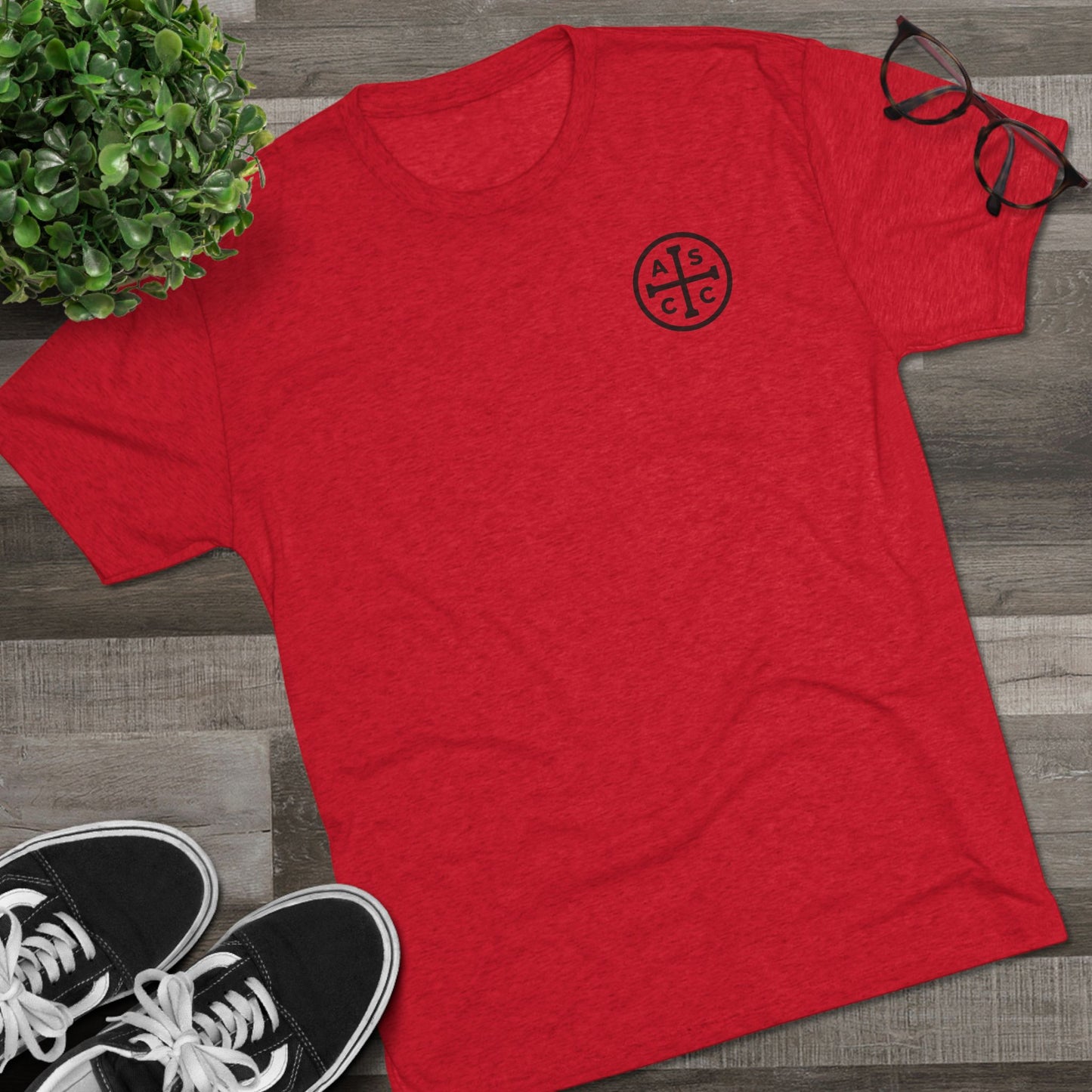 Light Weight Blend Tee with ASCC Black Logo