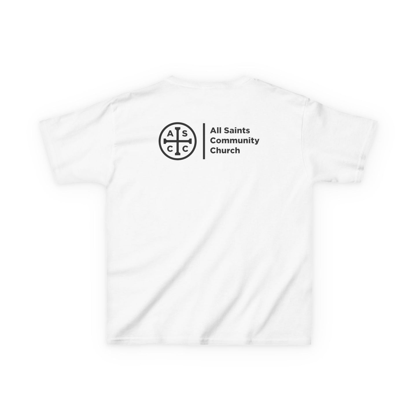 Kids Heavy Cotton™ Tee with black ASCC logo