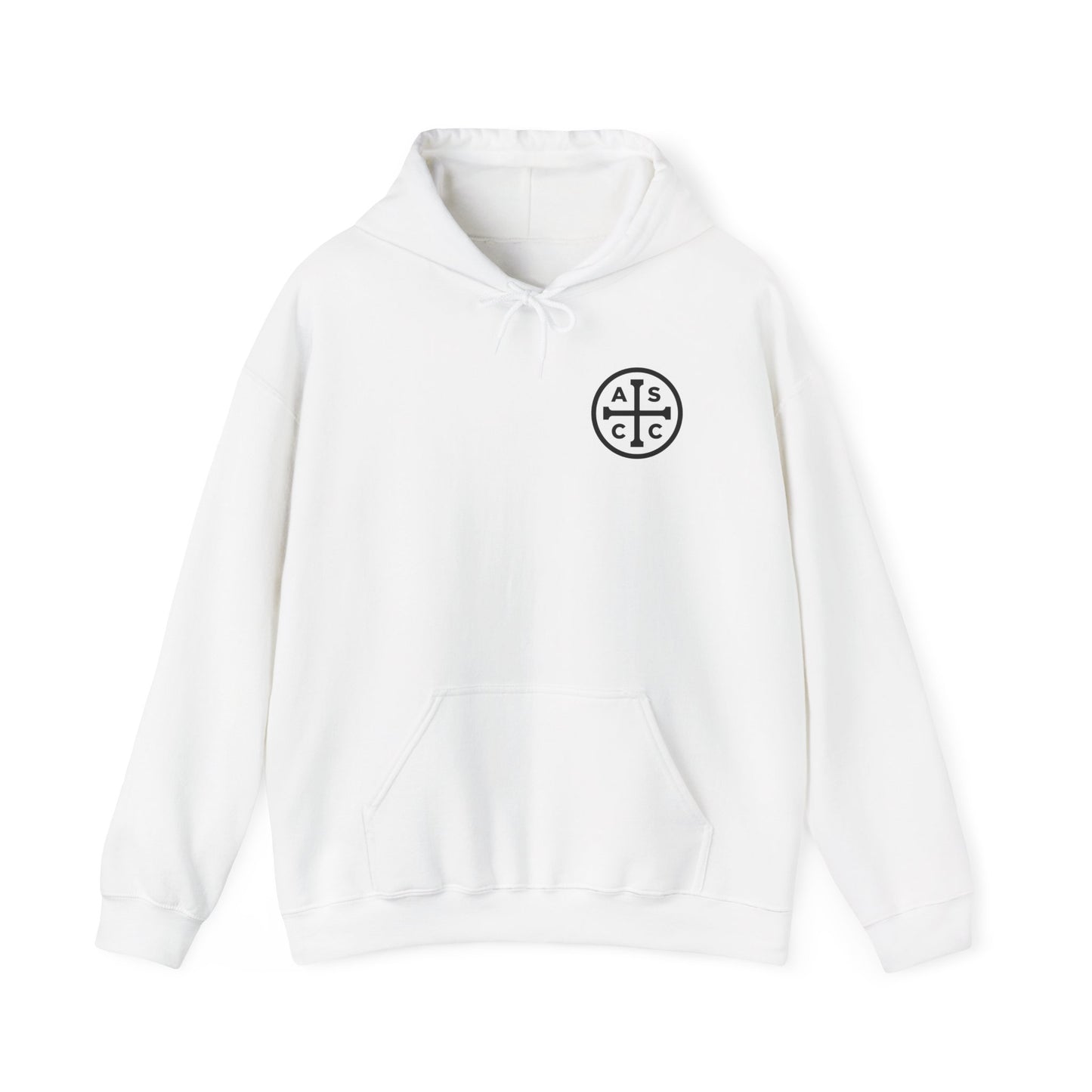 ASCC Black Logo/Take Up Your Cross Hooded Sweatshirt