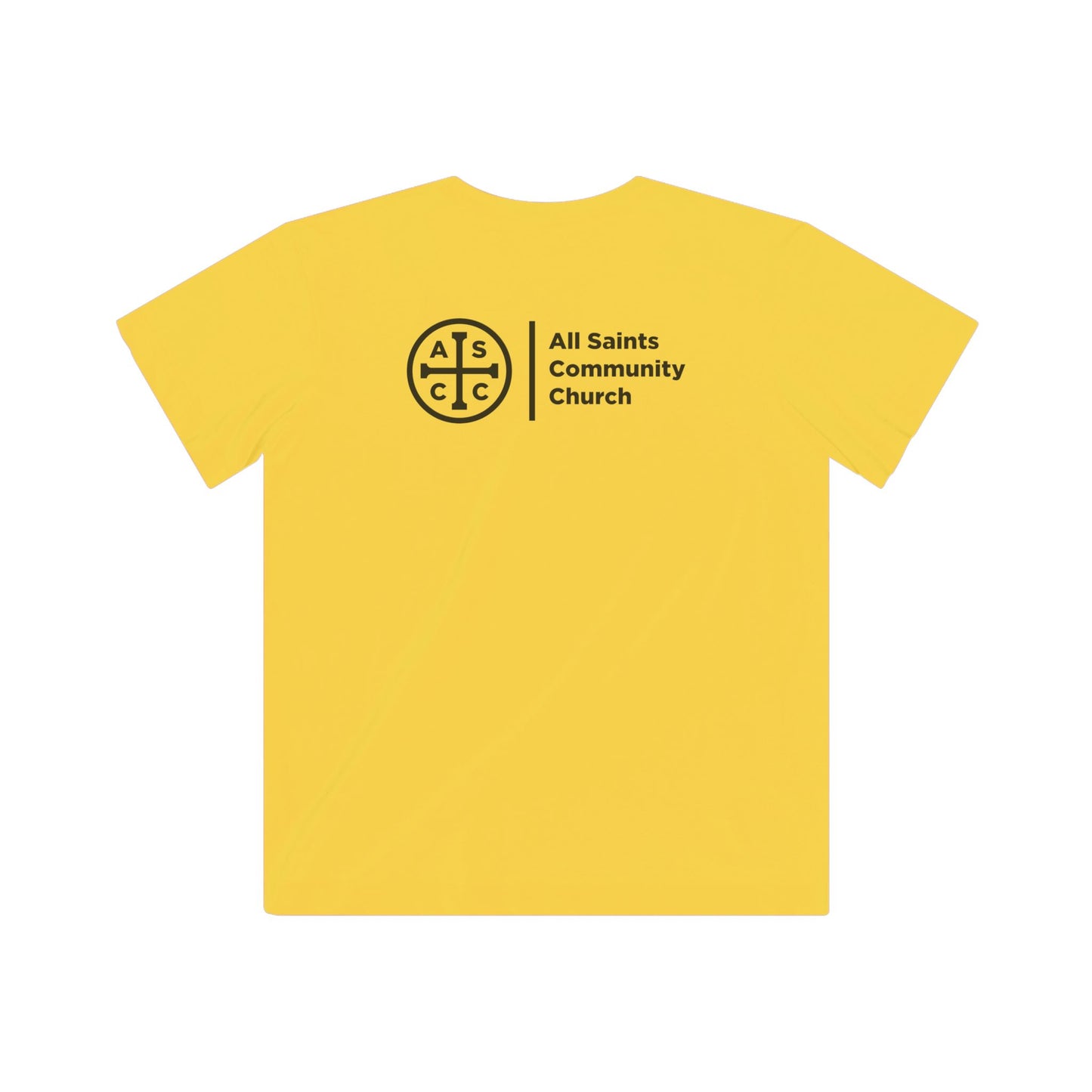 Kids Fine Jersey Tee with black ASCC logo