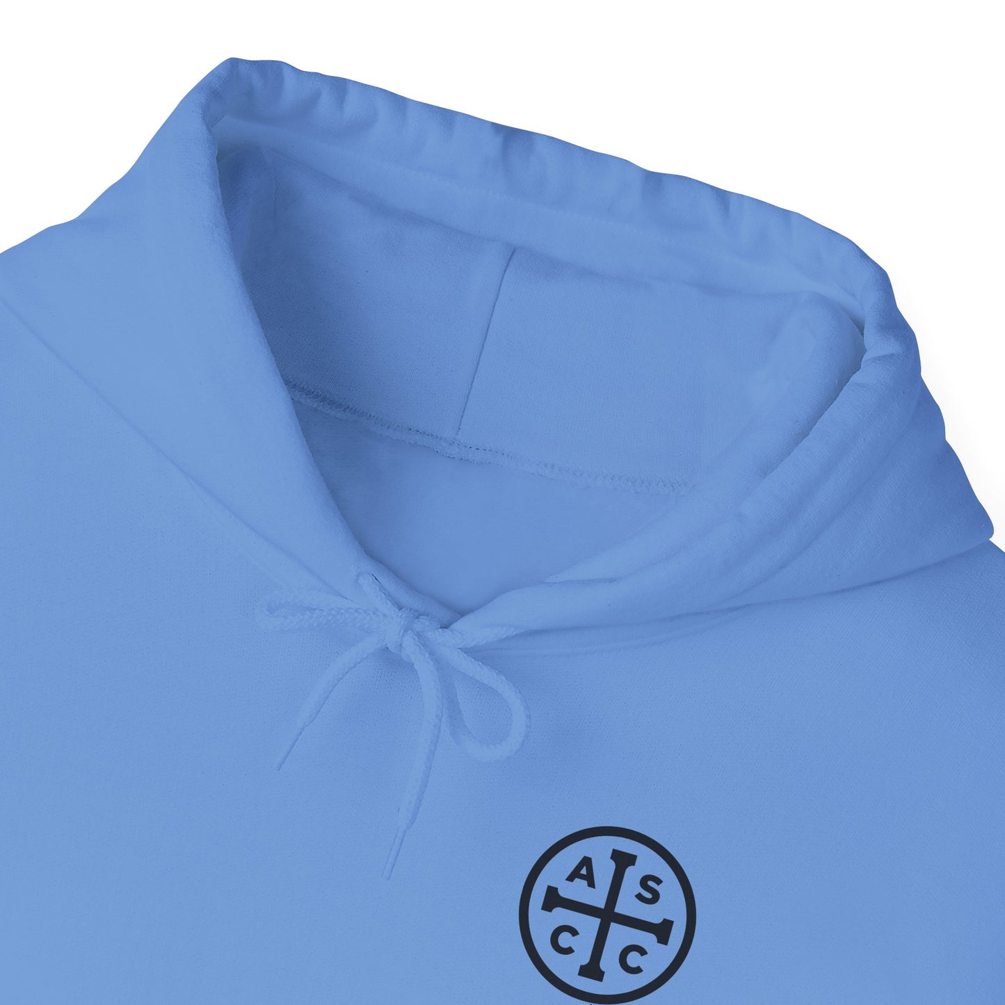 ASCC Black Logo/Take Up Your Cross Hooded Sweatshirt