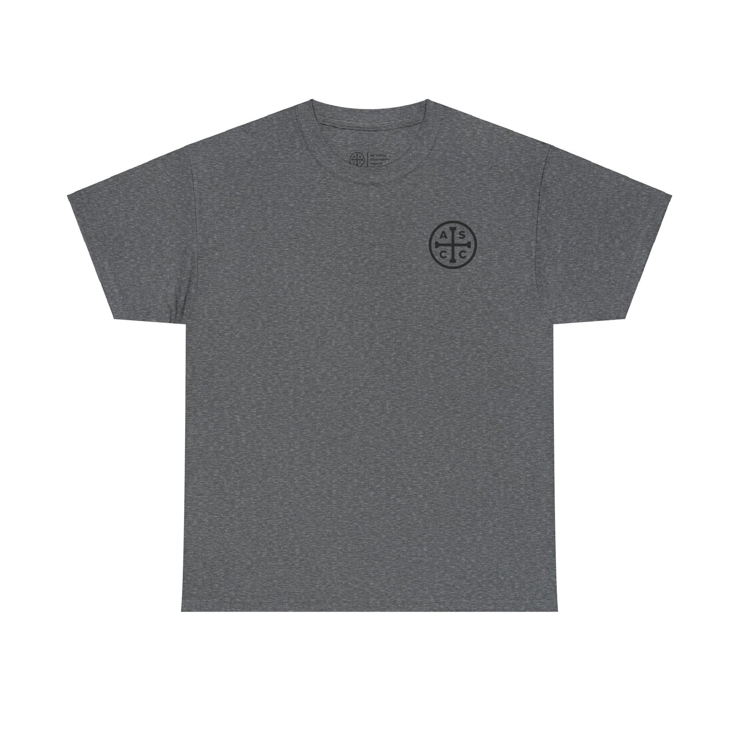 Heavy Cotton Tee with ASCC Black Logo