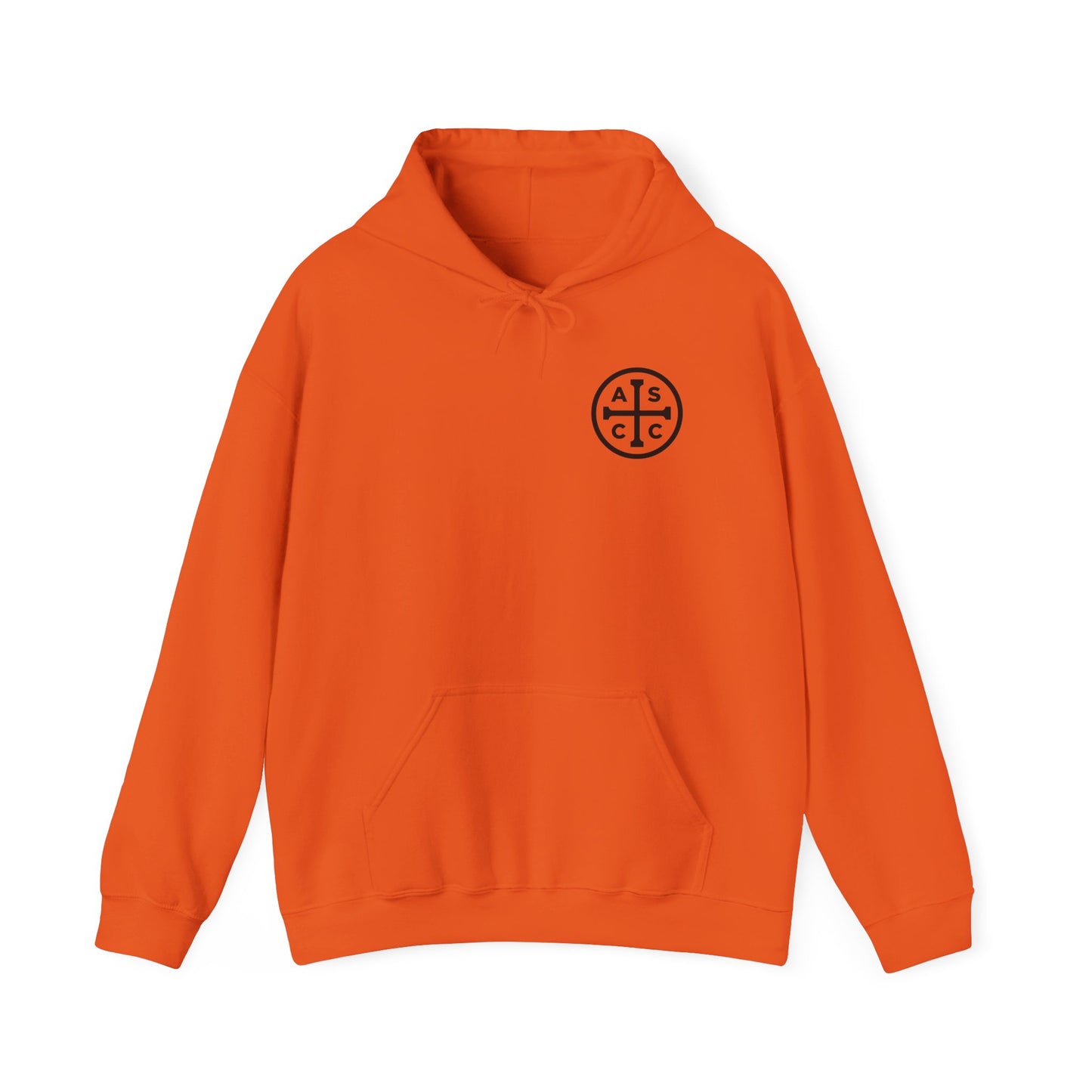 ASCC Black Logo/Take Up Your Cross Hooded Sweatshirt