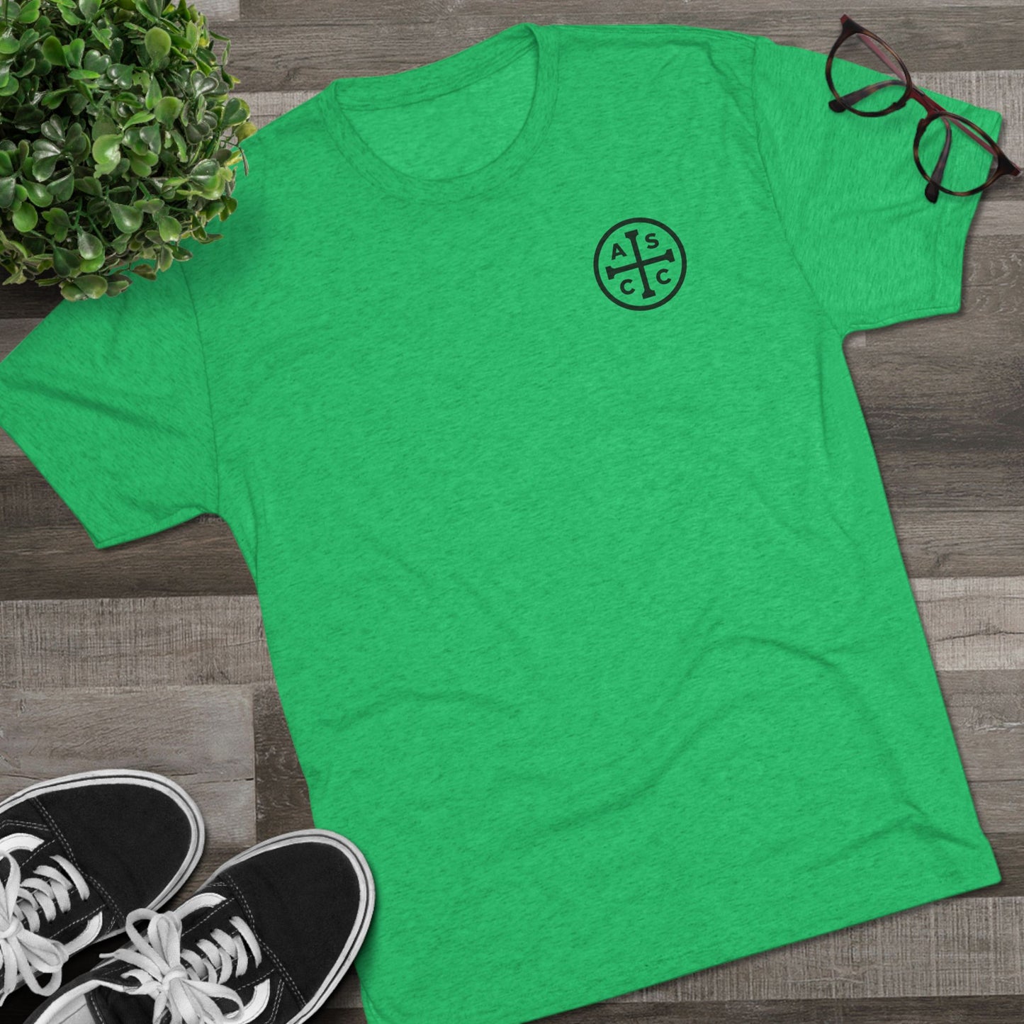 Light Weight Blend Tee with ASCC Black Logo