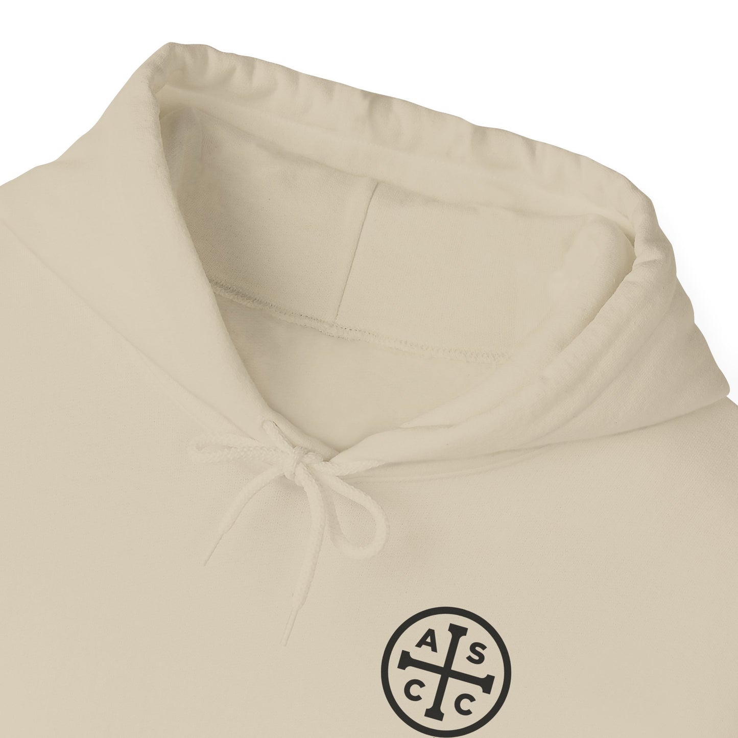ASCC Black Logo/Take Up Your Cross Hooded Sweatshirt