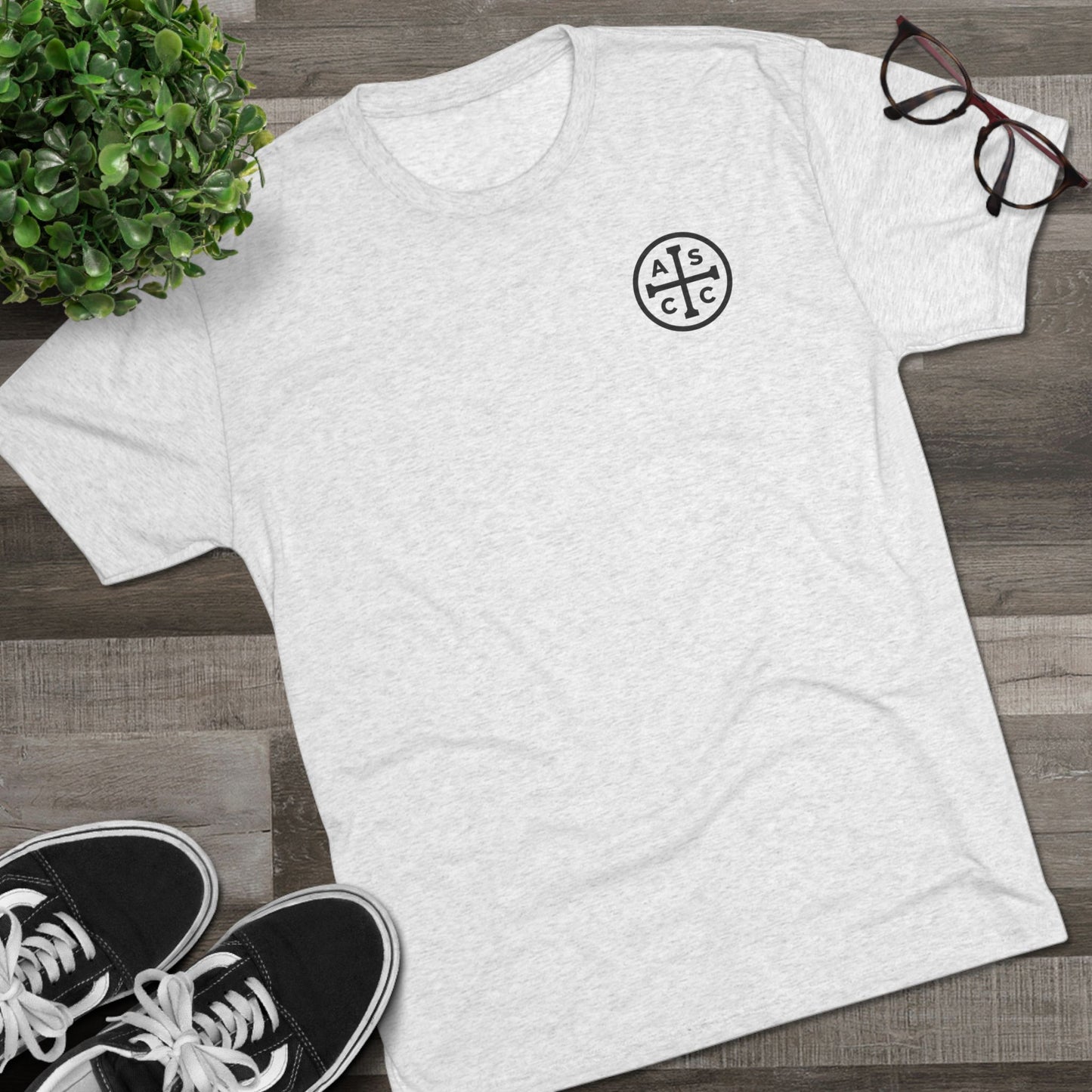 Light Weight Blend Tee with ASCC Black Logo