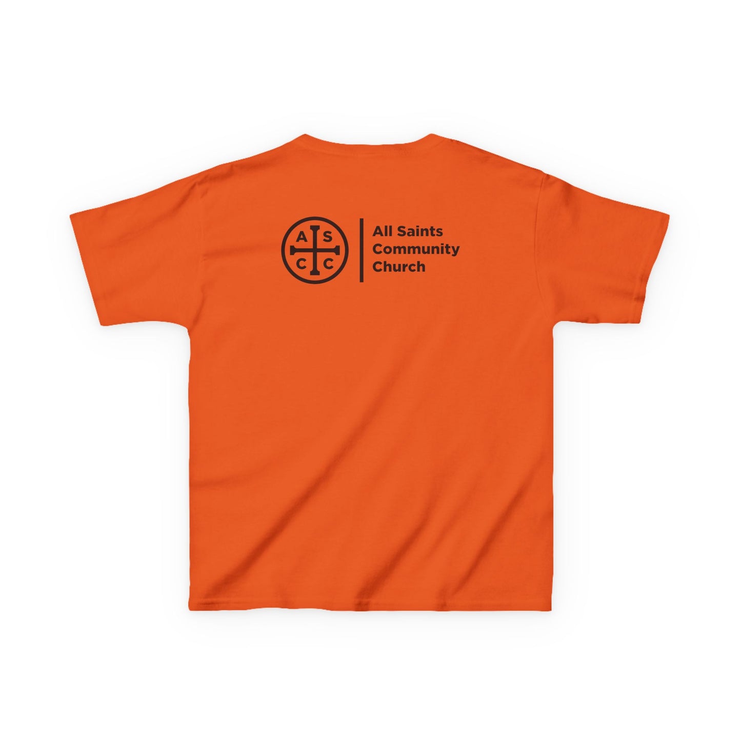 Kids Heavy Cotton™ Tee with black ASCC logo