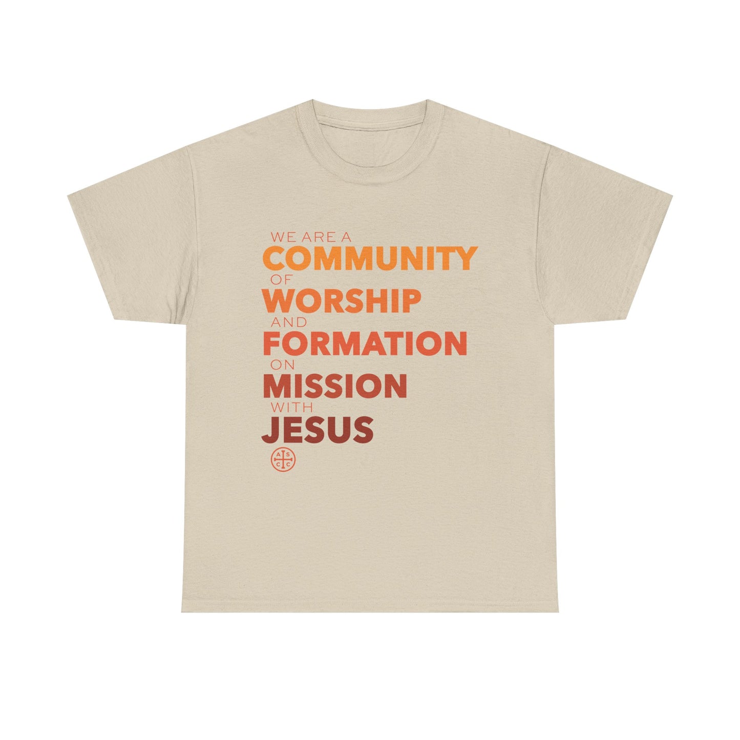 Unisex Heavy Cotton Tee with ASCC Mission Statement