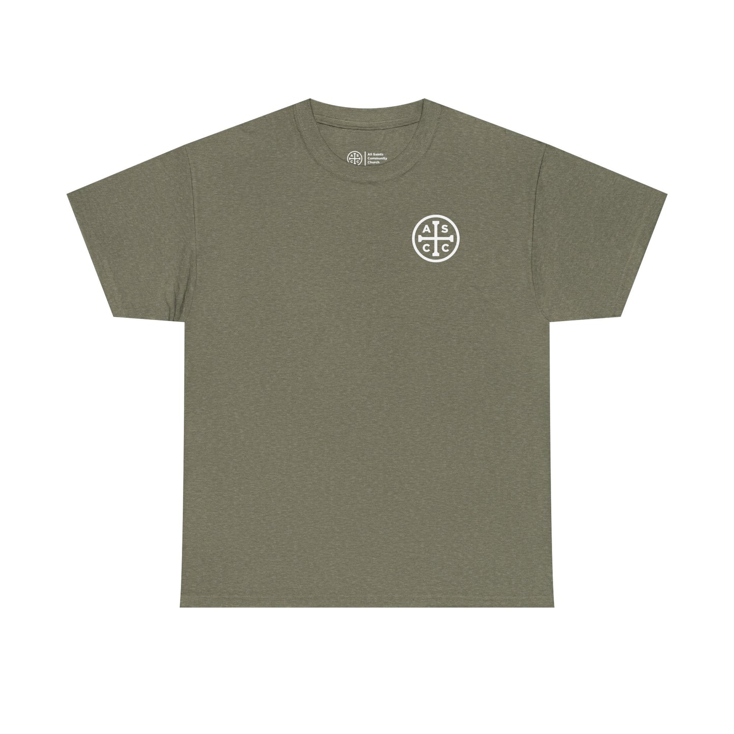 Heavy Cotton Tee with ASCC White Logo