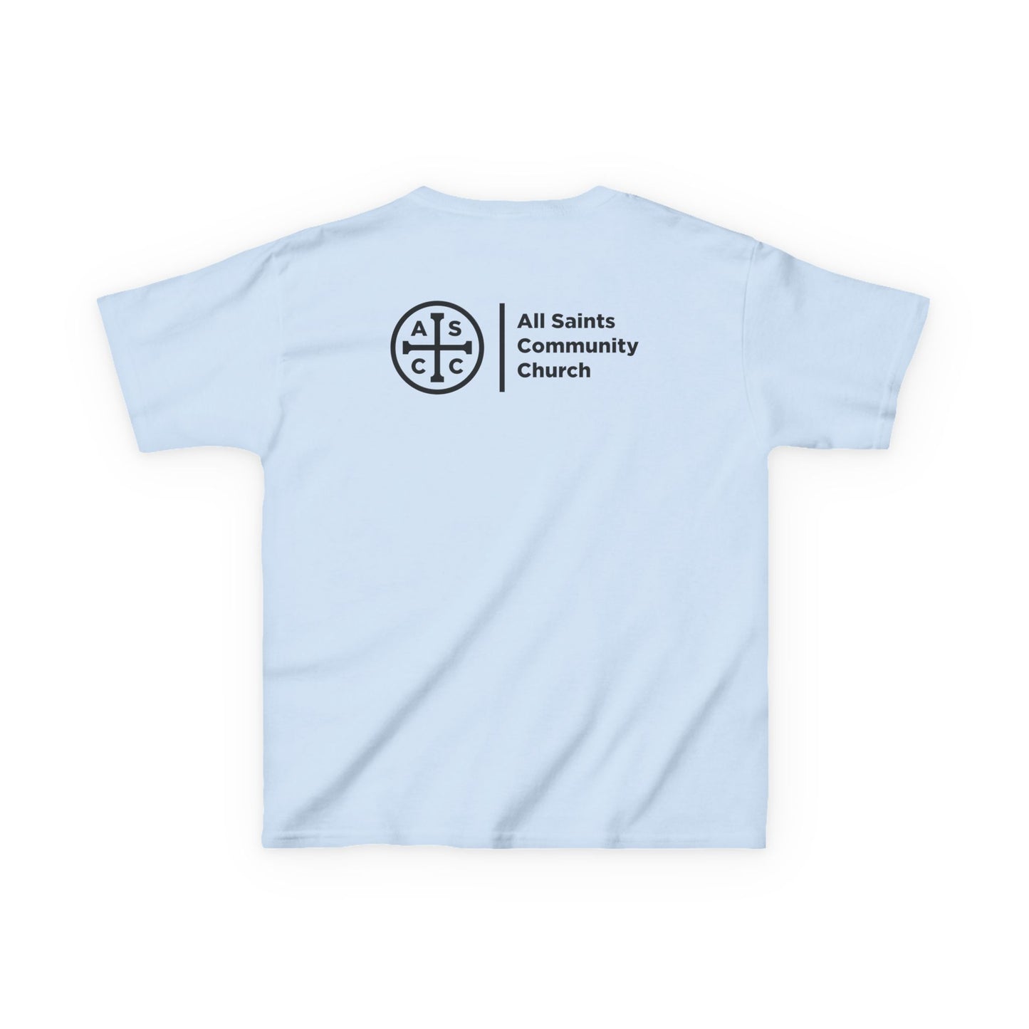 Kids Heavy Cotton™ Tee with black ASCC logo