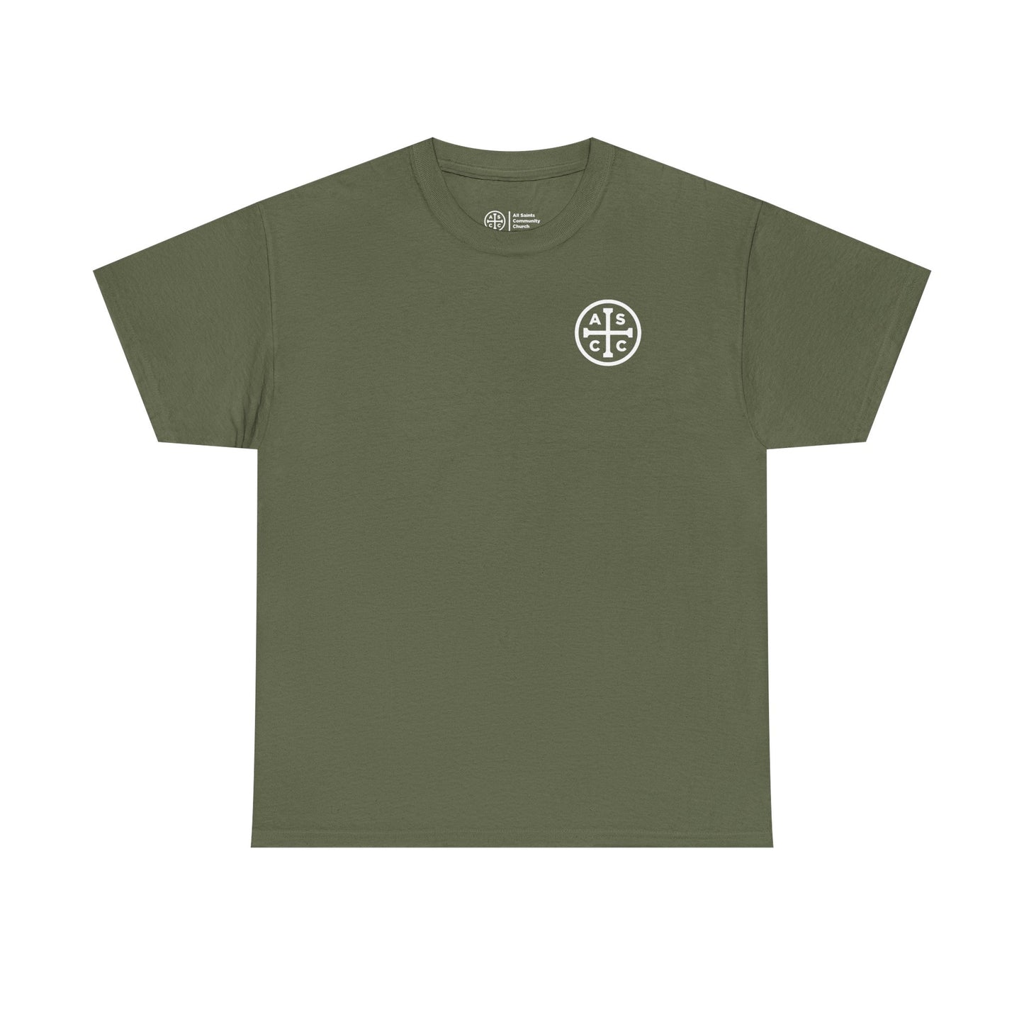 Heavy Cotton Tee with ASCC White Logo