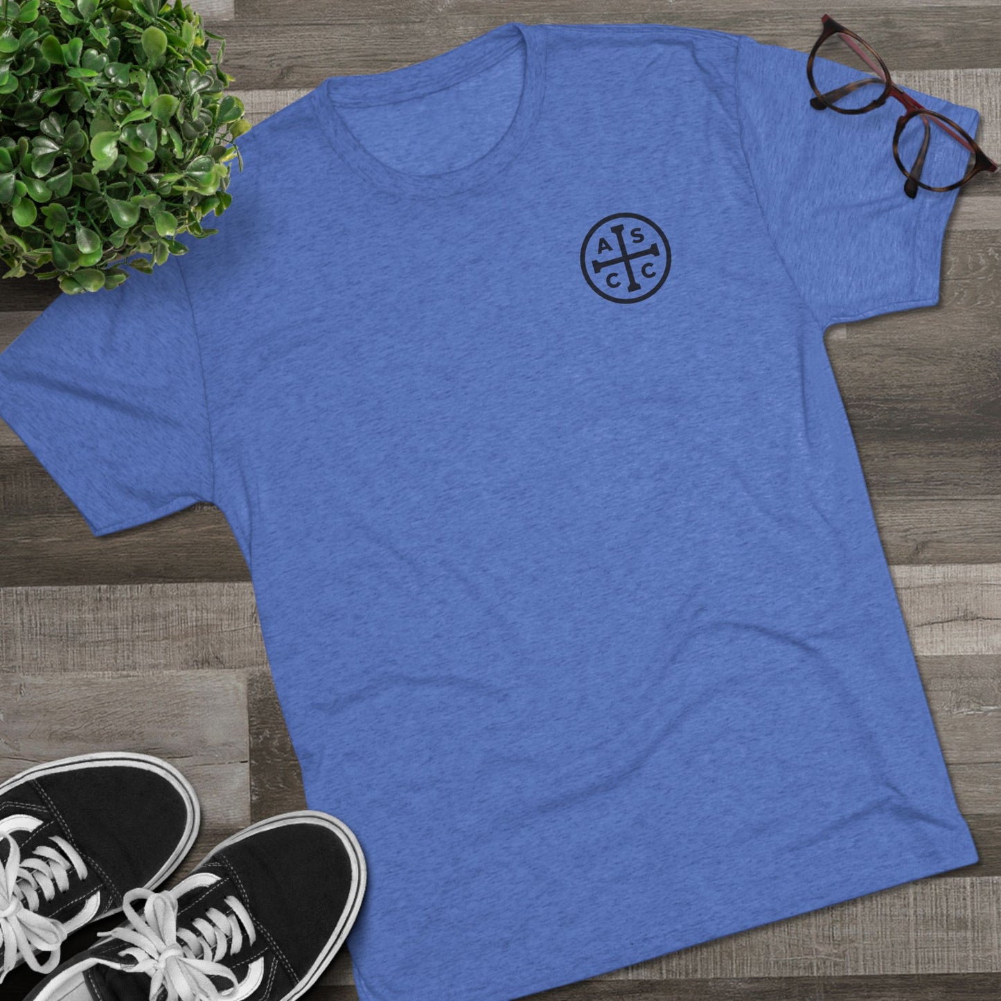 Light Weight Blend Tee with ASCC Black Logo