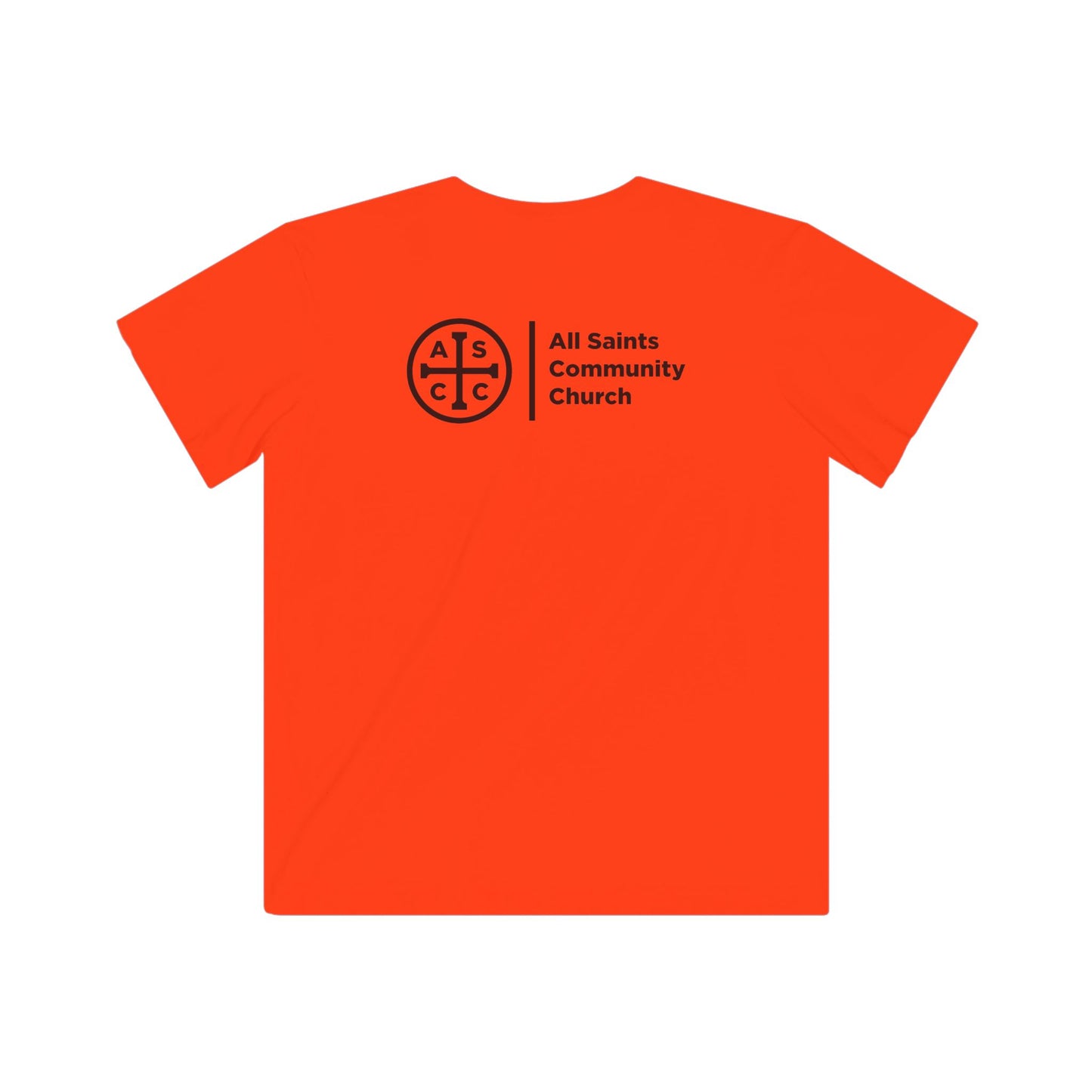 Kids Fine Jersey Tee with black ASCC logo