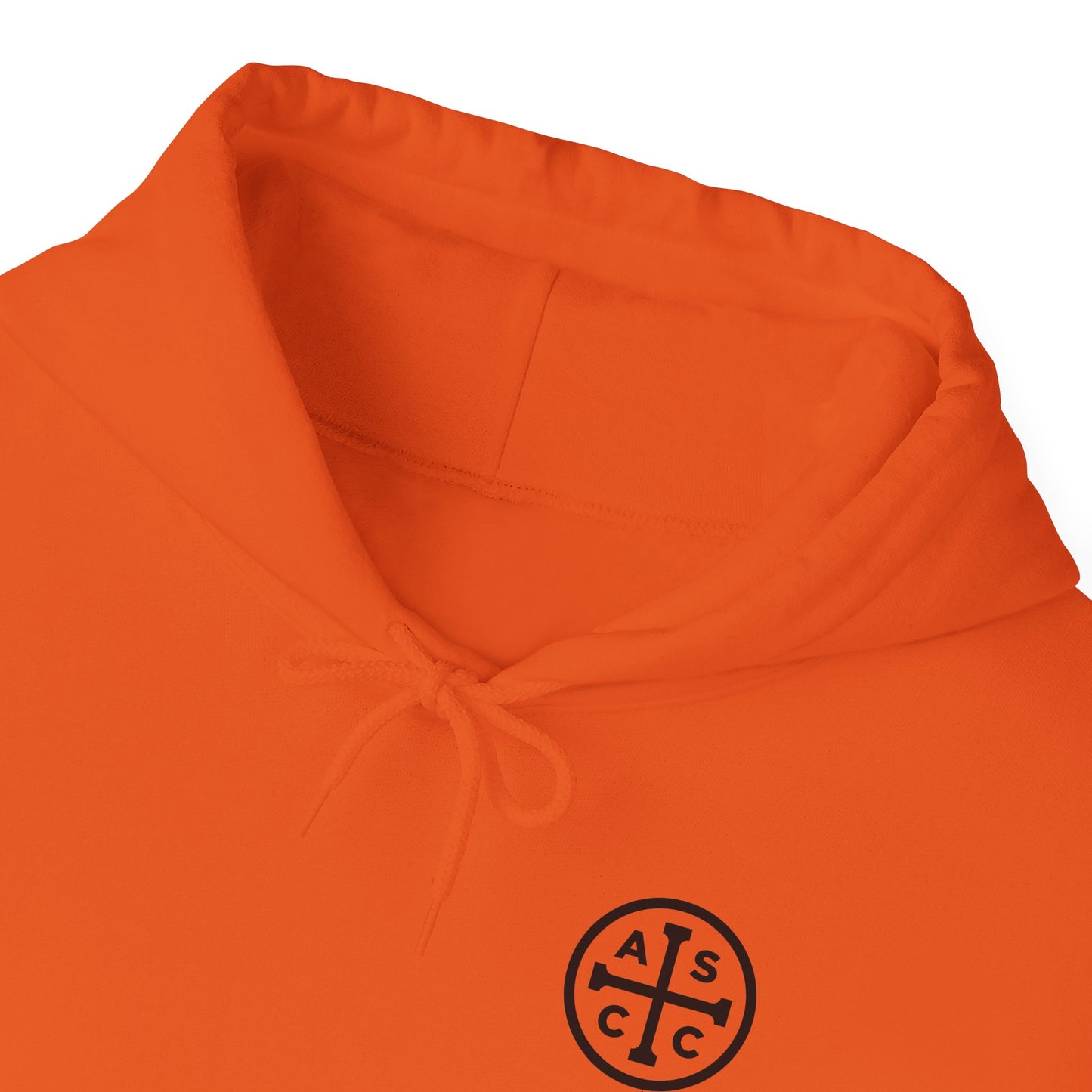 ASCC Black Logo/Take Up Your Cross Hooded Sweatshirt