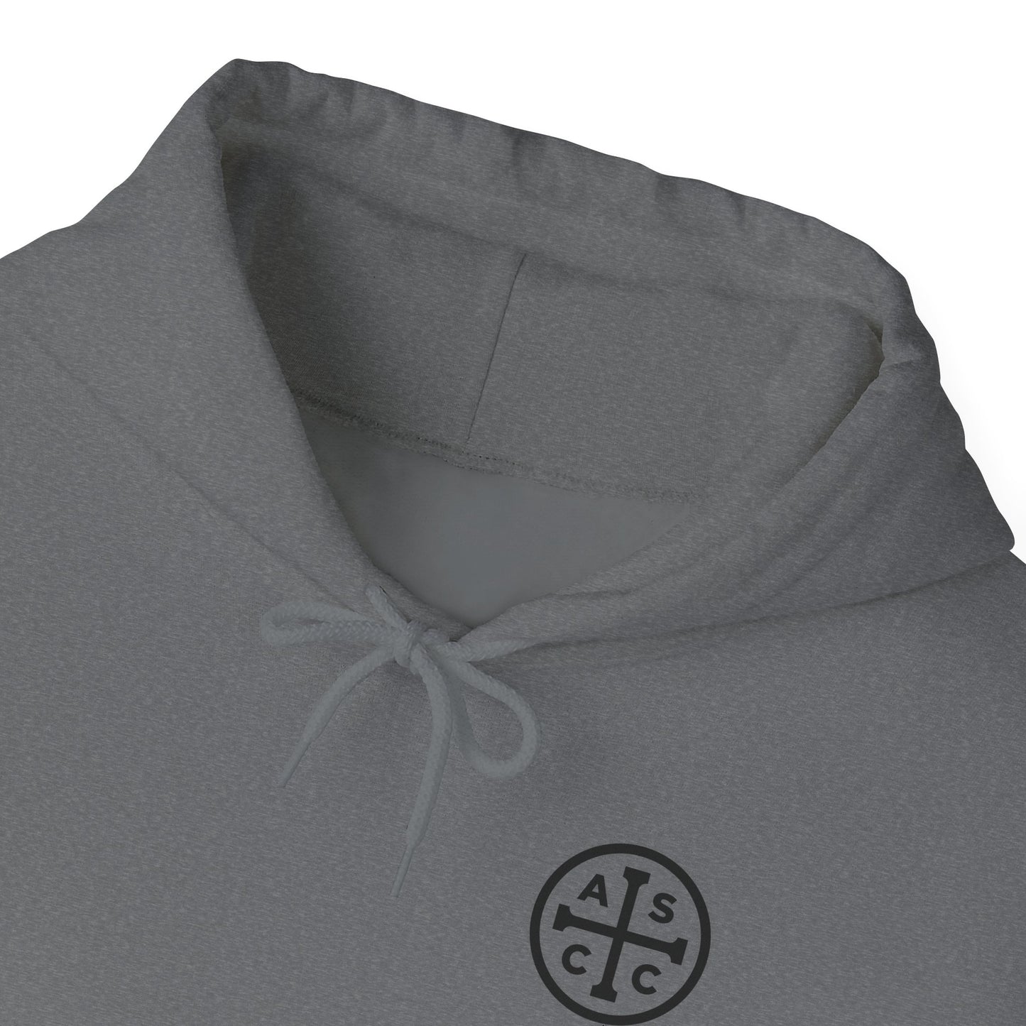 ASCC Black Logo/Take Up Your Cross Hooded Sweatshirt