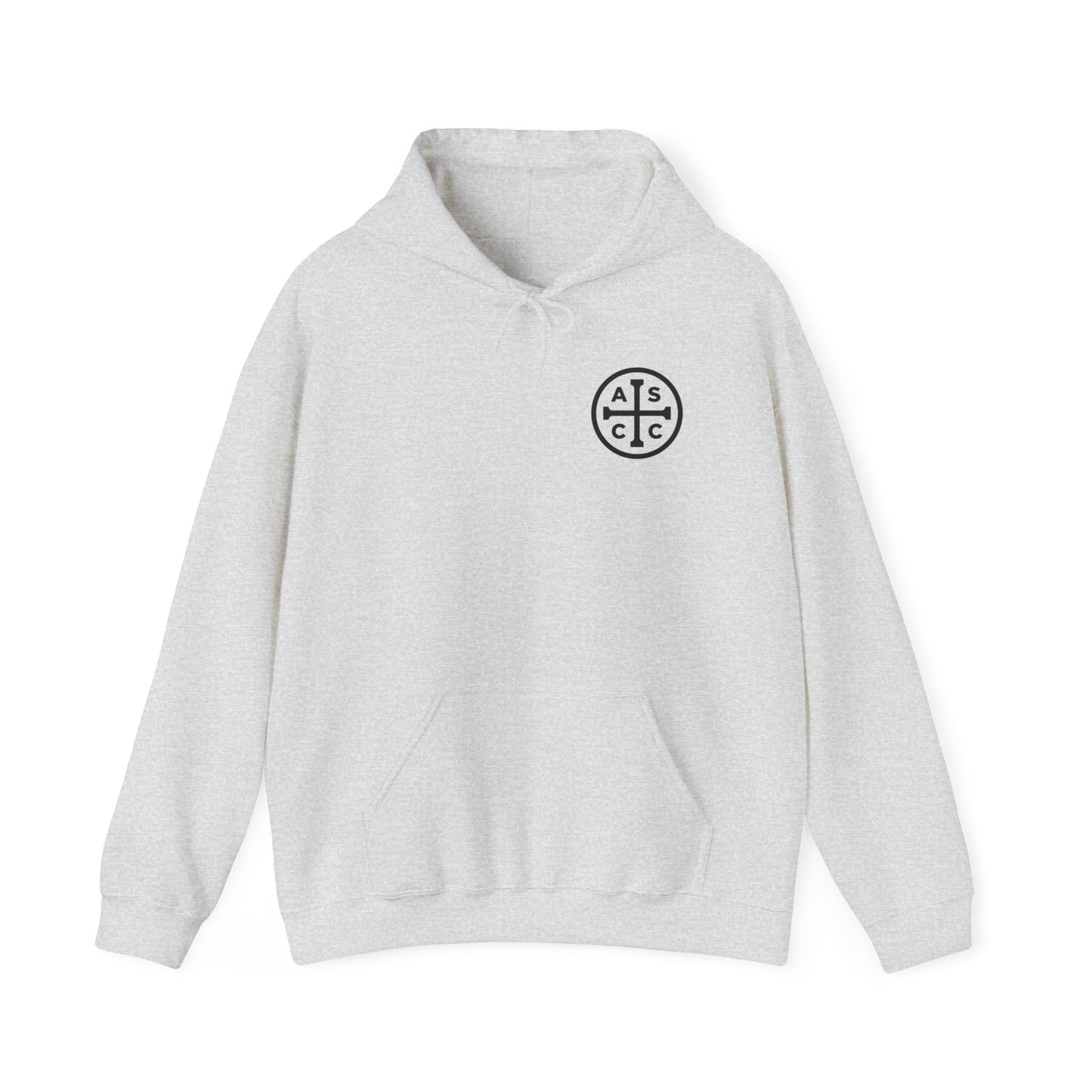 ASCC Black Logo/Take Up Your Cross Hooded Sweatshirt