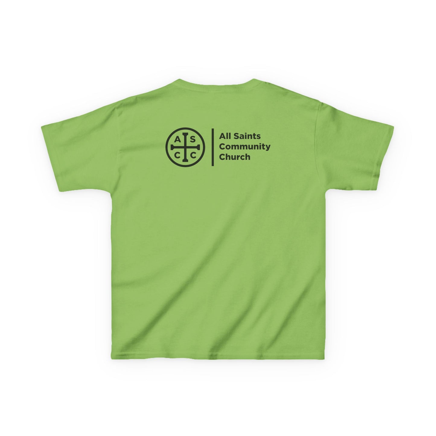 Kids Heavy Cotton™ Tee with black ASCC logo