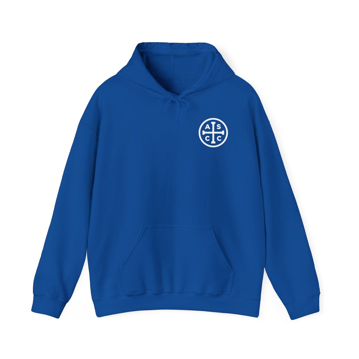 ASCC White Logo/Take Up Your Cross  Hooded Sweatshirt