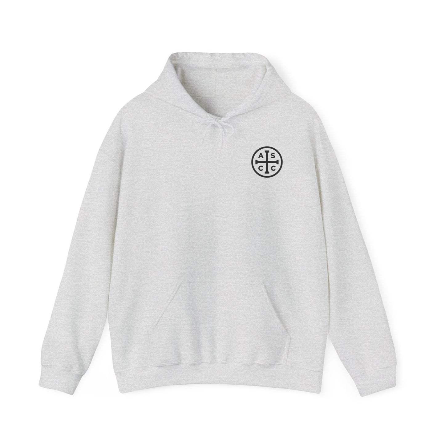 ASCC Black Logo/Take Up Your Cross Hooded Sweatshirt