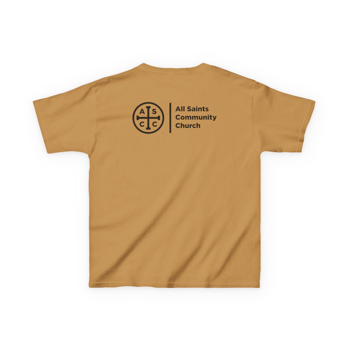 Kids Heavy Cotton™ Tee with black ASCC logo