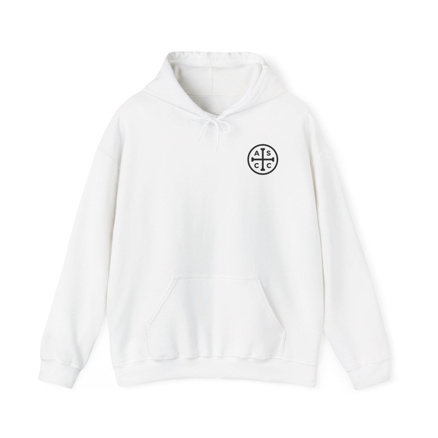 ASCC Black Logo/Take Up Your Cross Hooded Sweatshirt