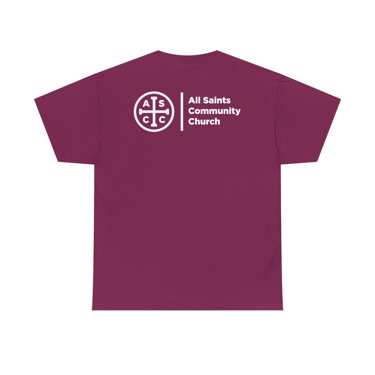 Heavy Cotton Tee with ASCC White Logo