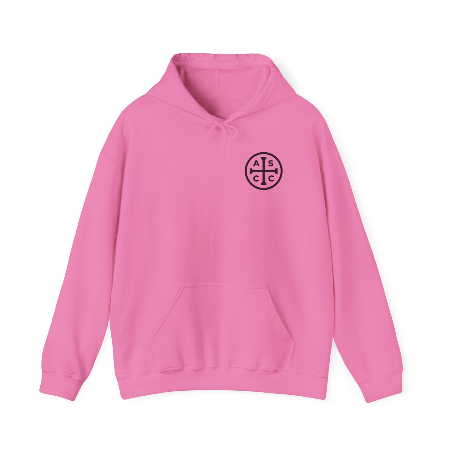 ASCC Black Logo/Take Up Your Cross Hooded Sweatshirt