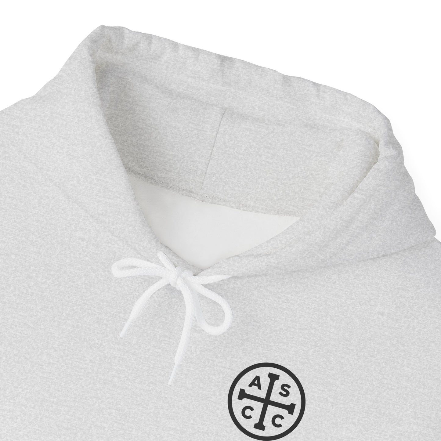 ASCC Black Logo Heavy Blend Hooded Sweatshirt