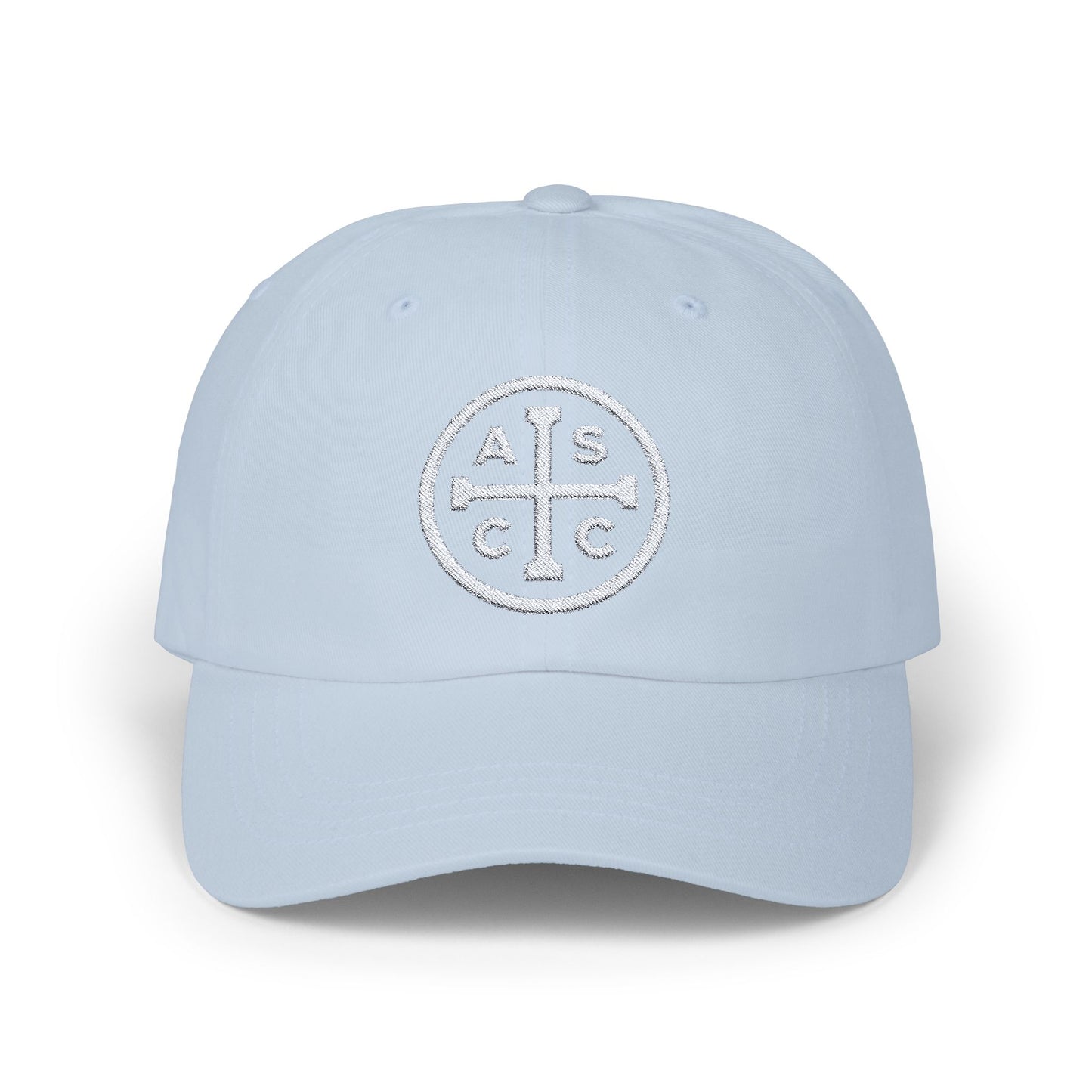 White ASCC Logo Classic Dad Cap