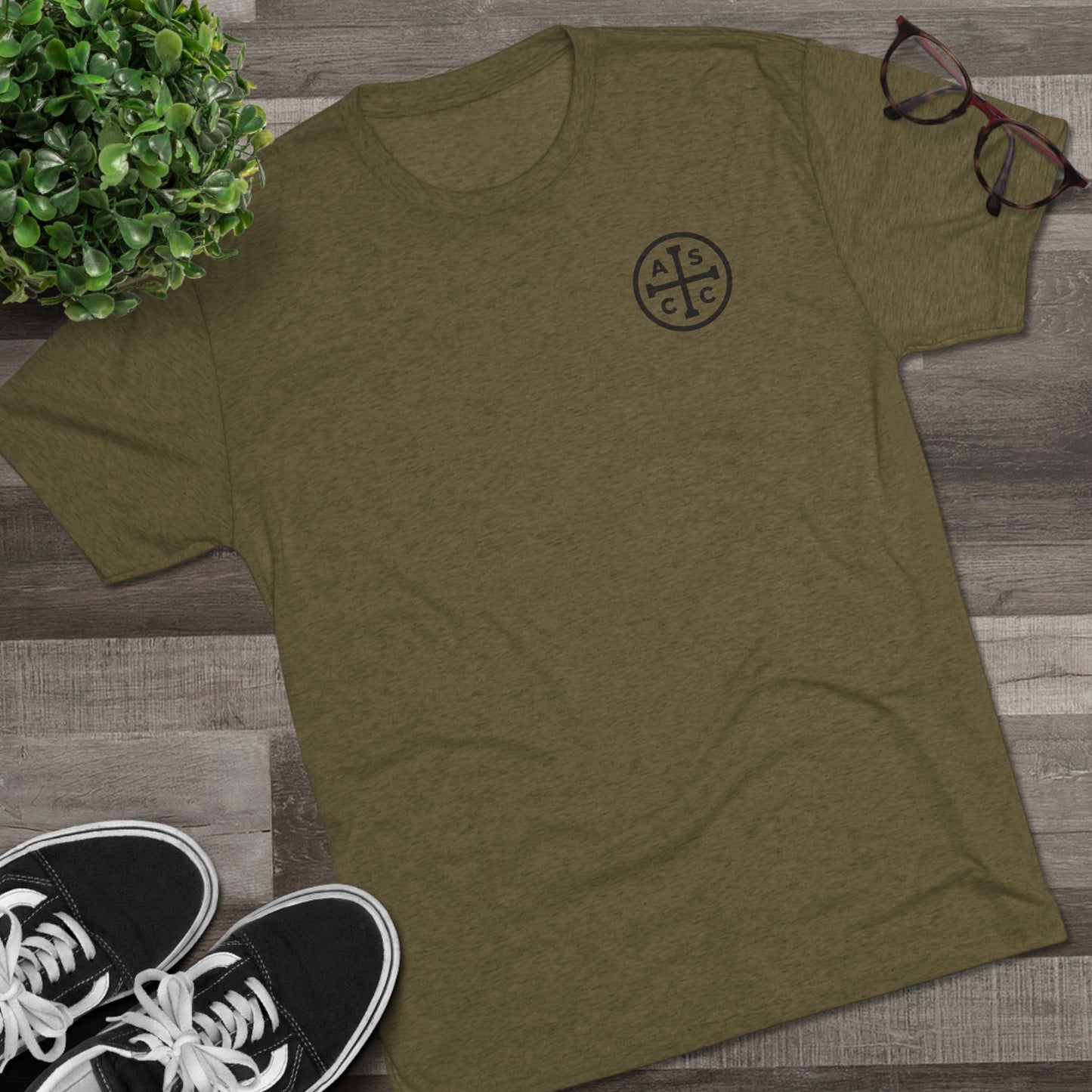 Light Weight Blend Tee with ASCC Black Logo
