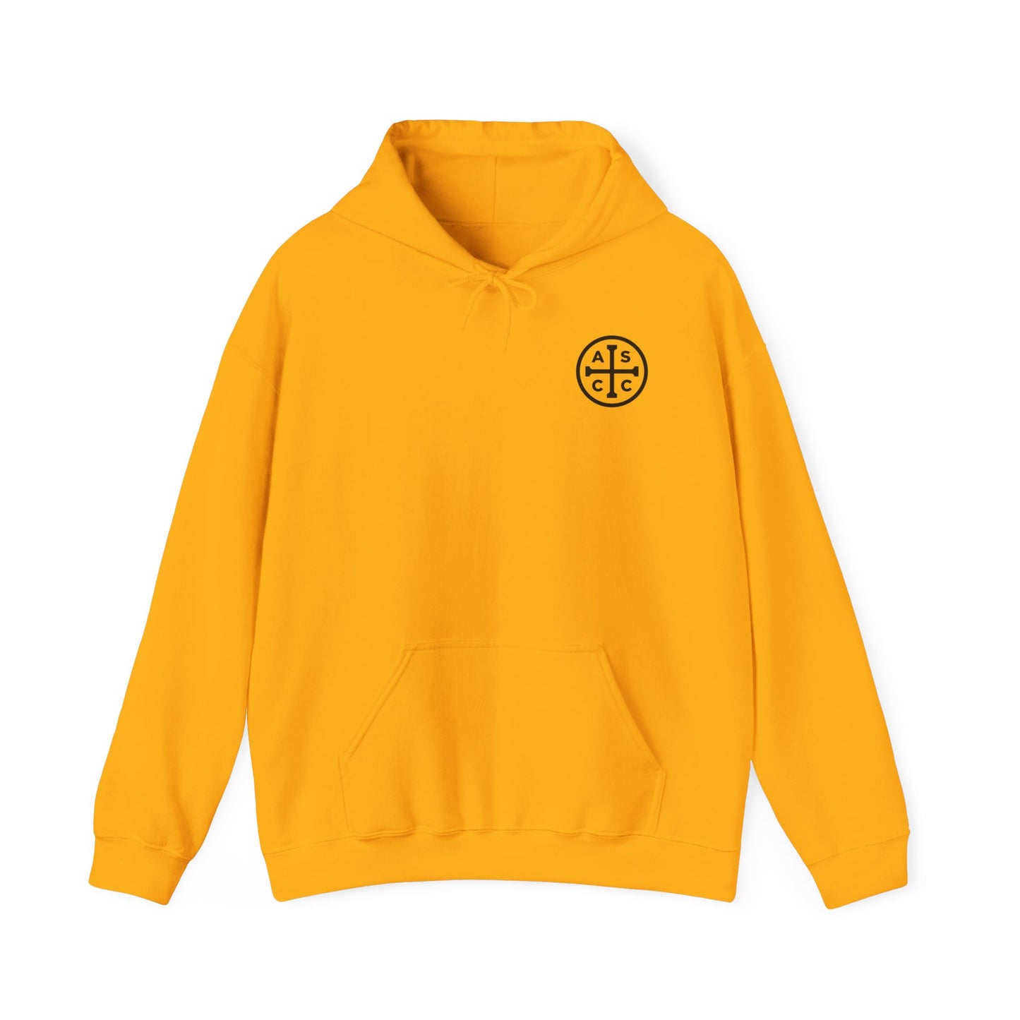 ASCC Black Logo/Take Up Your Cross Hooded Sweatshirt