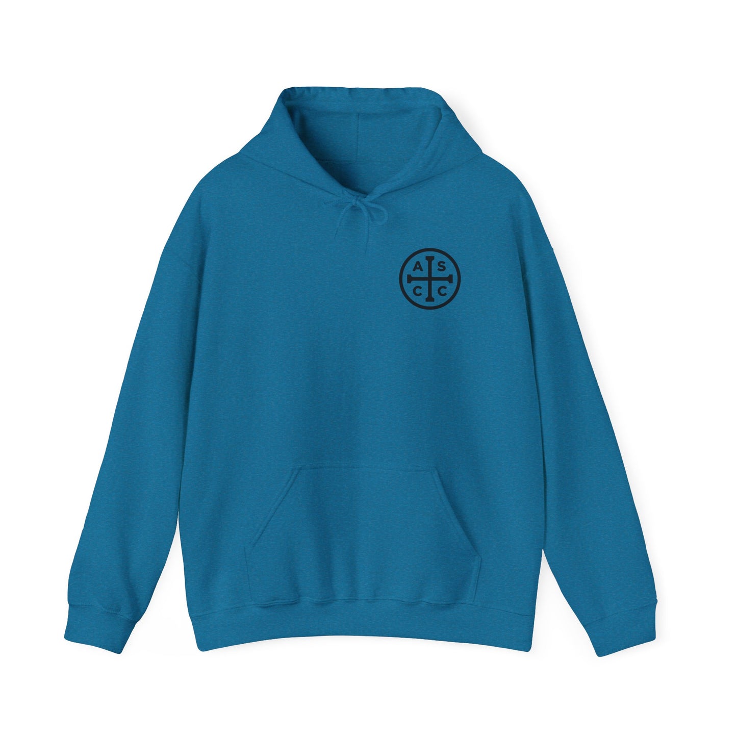 ASCC Black Logo/Take Up Your Cross Hooded Sweatshirt