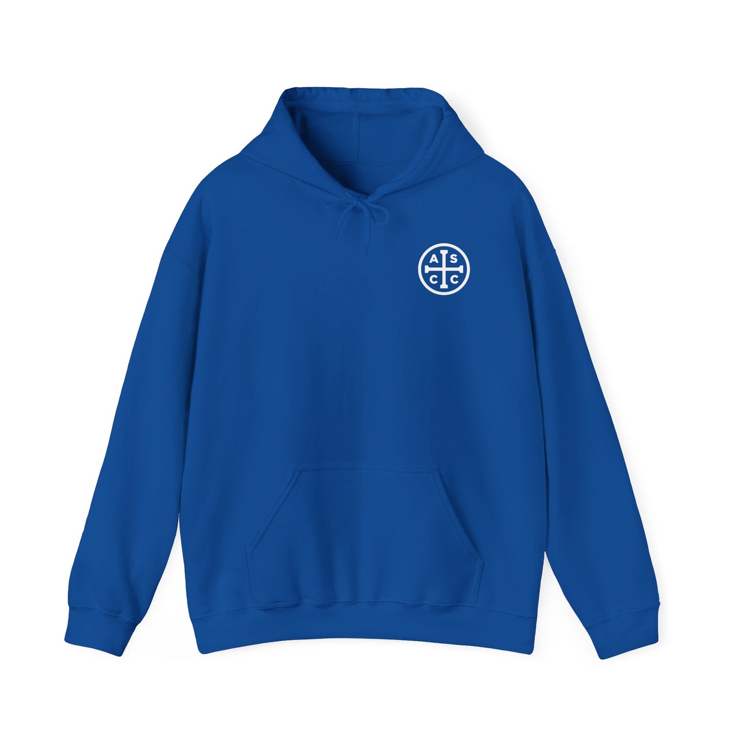 ASCC White Logo/Take Up Your Cross  Hooded Sweatshirt