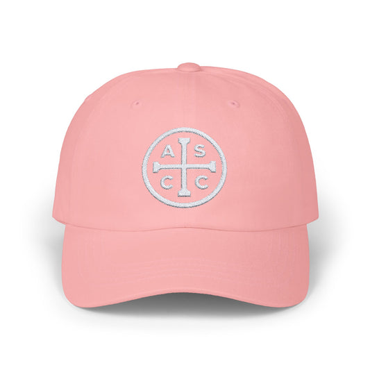 White ASCC Logo Classic Dad Cap