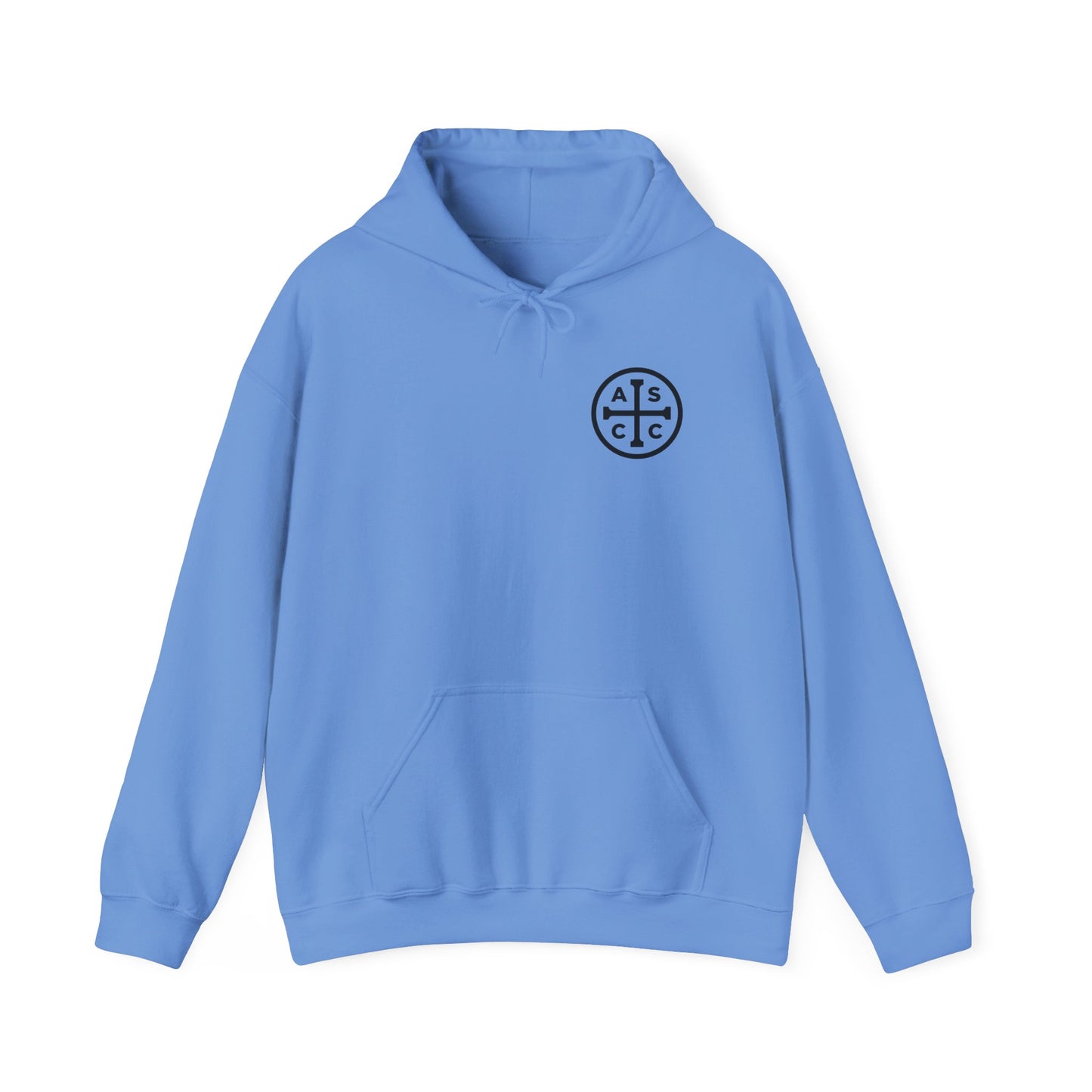 ASCC Black Logo/Take Up Your Cross Hooded Sweatshirt