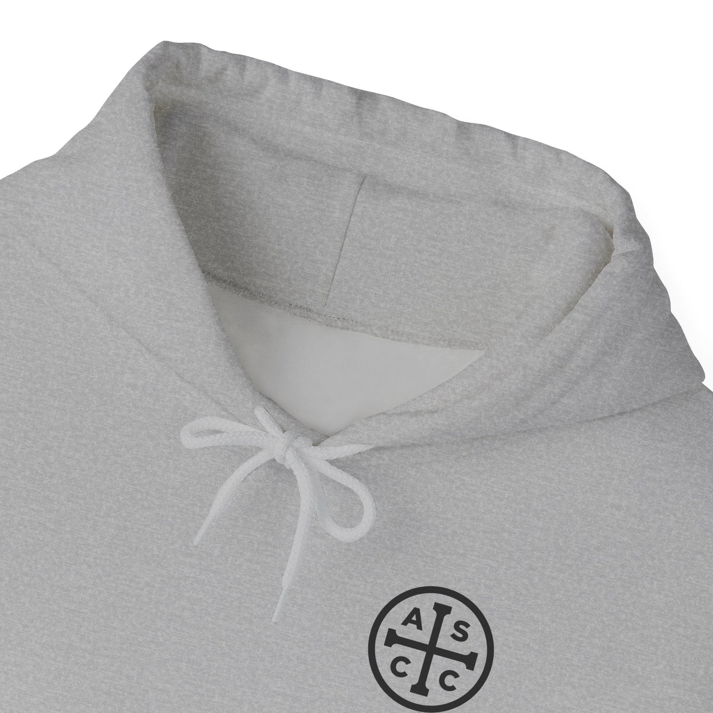 ASCC Black Logo/Take Up Your Cross Hooded Sweatshirt