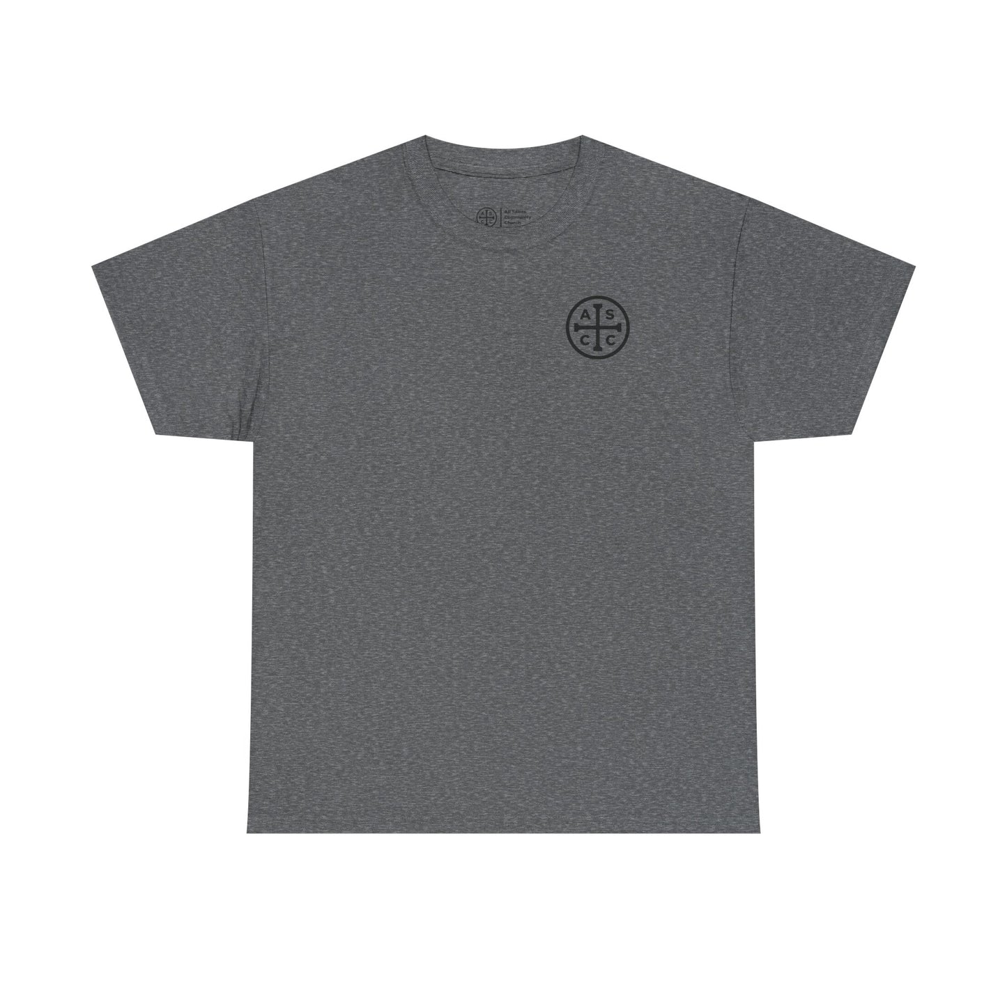 Heavy Cotton Tee with ASCC Black Logo