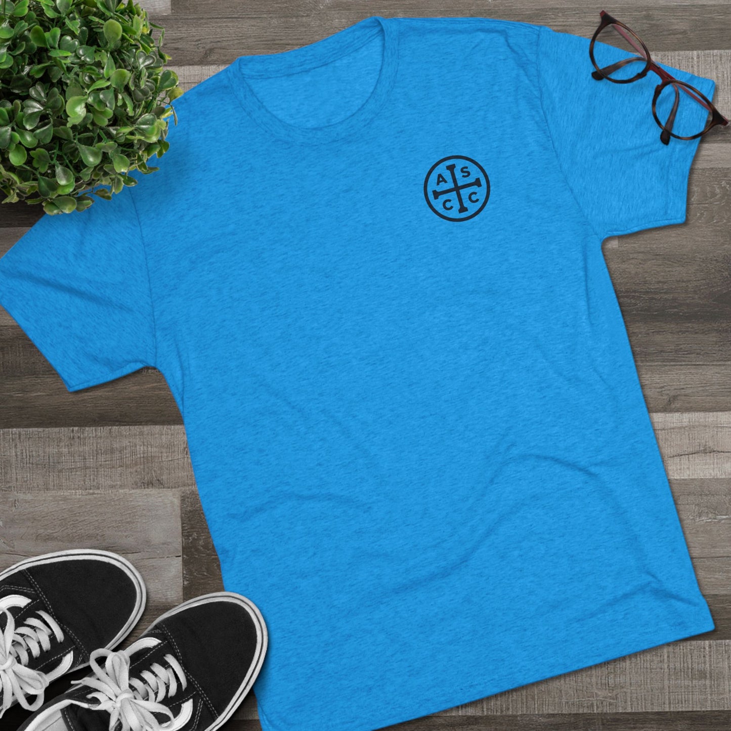 Light Weight Blend Tee with ASCC Black Logo