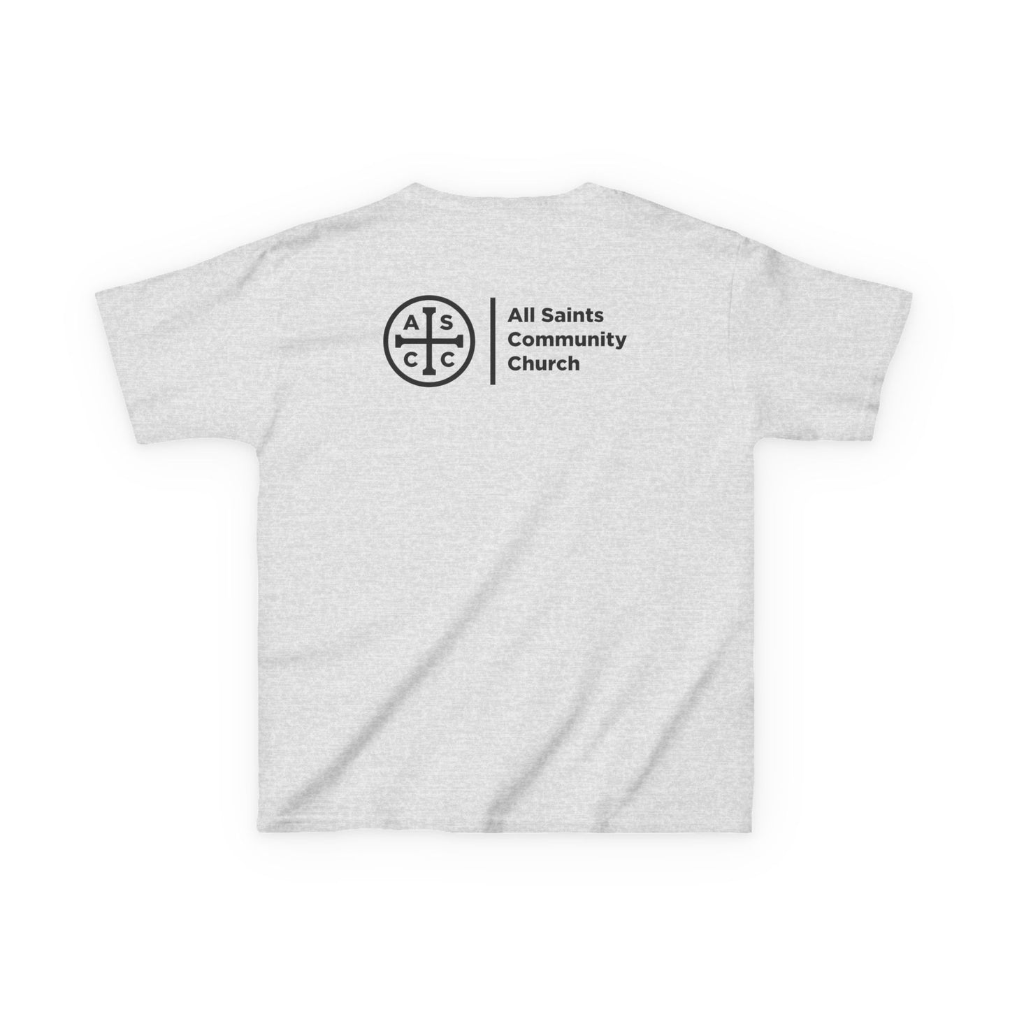 Kids Heavy Cotton™ Tee with black ASCC logo