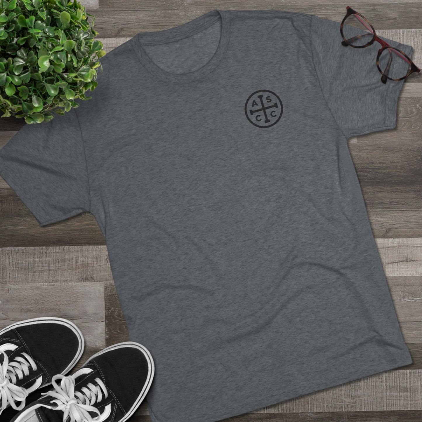 Light Weight Blend Tee with ASCC Black Logo