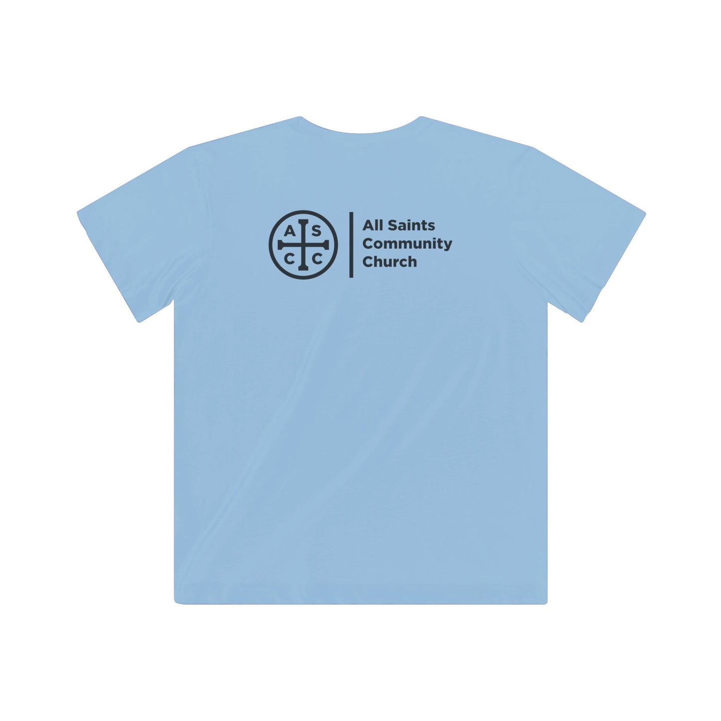 Kids Fine Jersey Tee with black ASCC logo